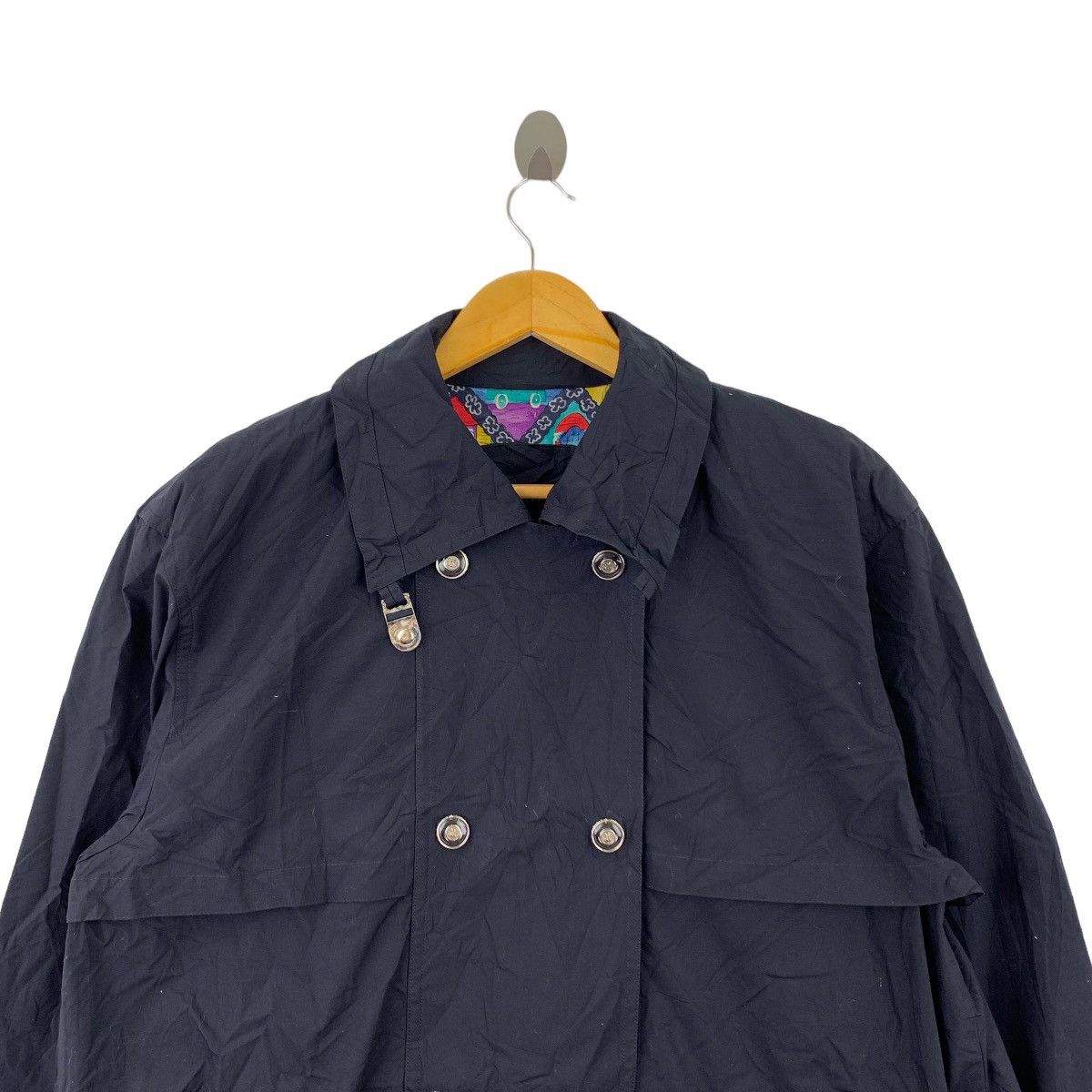 Renoma Vintage REMONA Multi Pocket Black Oversized Coat Parka Size US XL / EU 56 / 4 - 2 Thumbnail