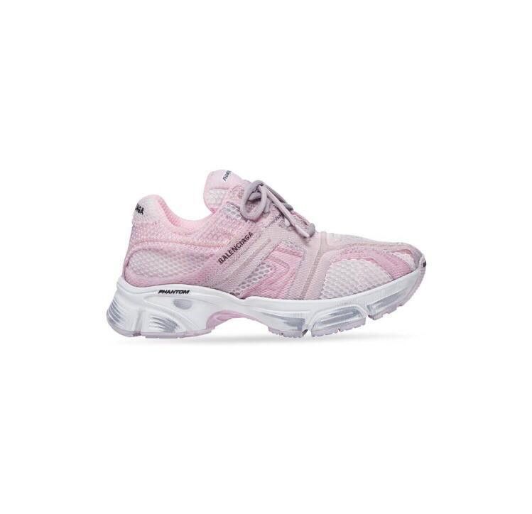 o1s1rm0423 Women's Phantom Mesh-Paneled Sneakers in Pink
