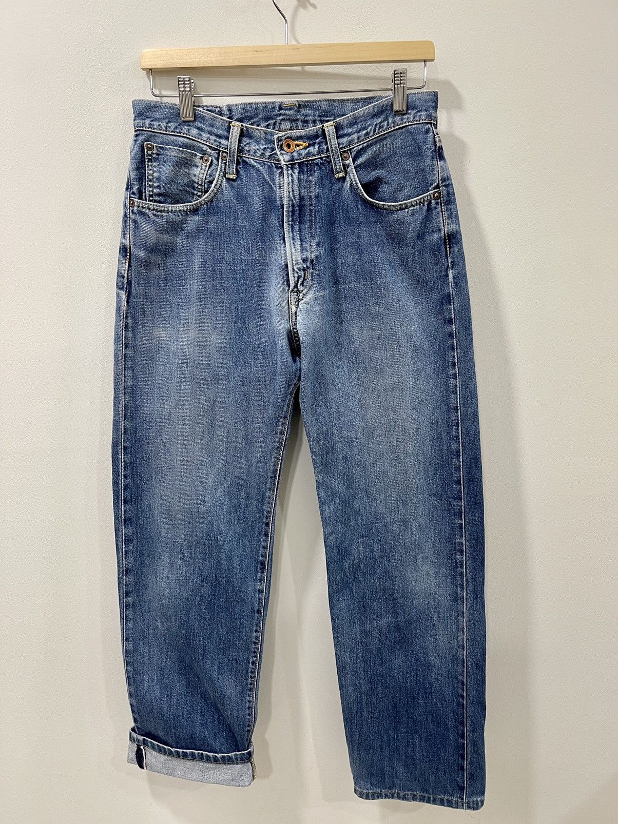 Edwin VINTAGE REGULAR FIT EDWIN 505 REDLINE SELVEDGE SIZE 30X30 Size US 30 / EU 46 - 1 Thumbnail