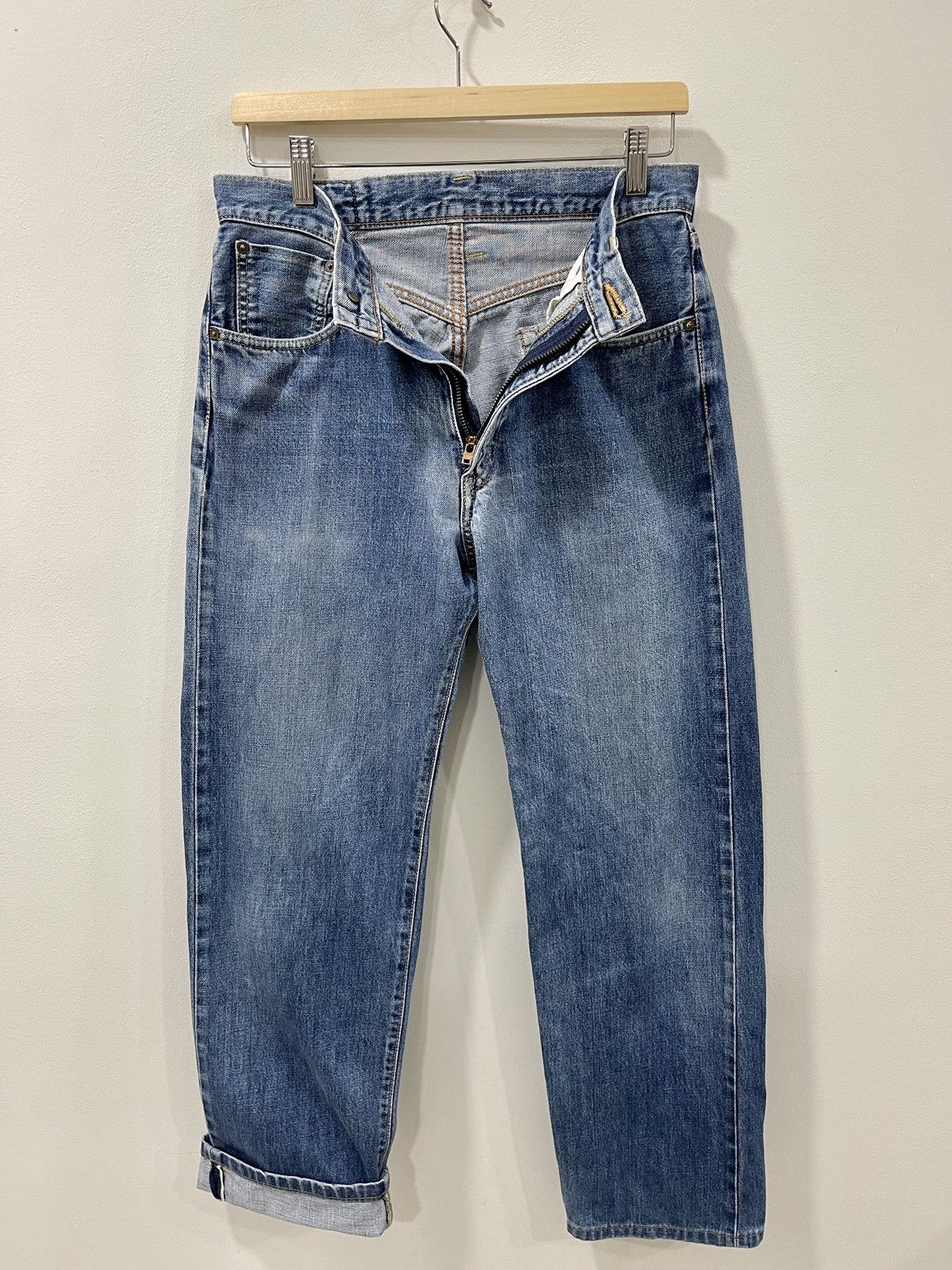 Edwin VINTAGE REGULAR FIT EDWIN 505 REDLINE SELVEDGE SIZE 30X30 Size US 30 / EU 46 - 2 Thumbnail