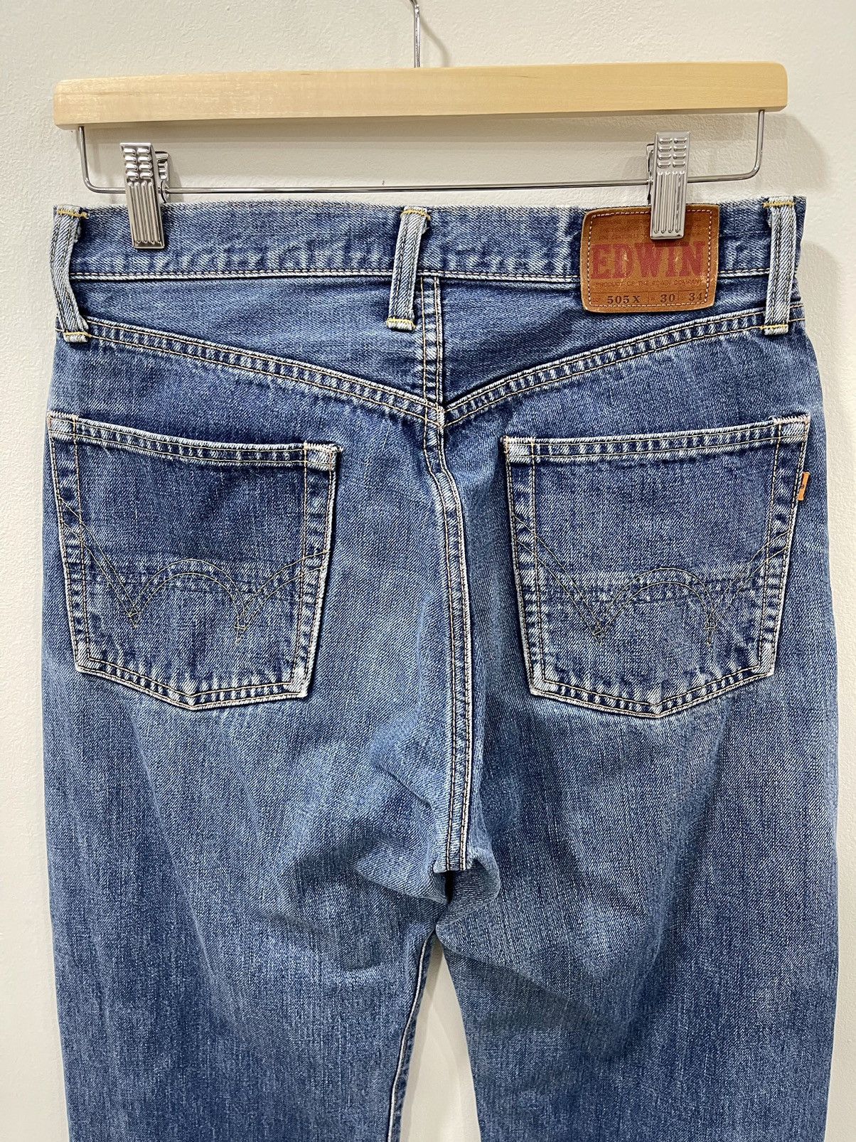 Edwin VINTAGE REGULAR FIT EDWIN 505 REDLINE SELVEDGE SIZE 30X30 Size US 30 / EU 46 - 11 Thumbnail