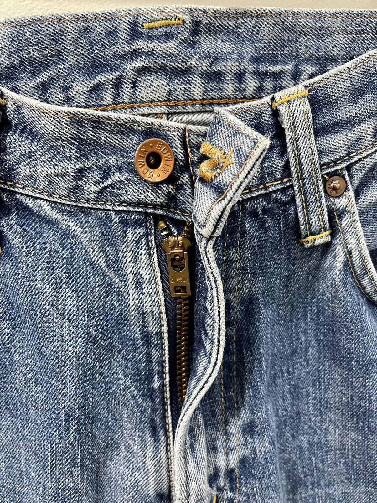Edwin VINTAGE REGULAR FIT EDWIN 505 REDLINE SELVEDGE SIZE 30X30 Size US 30 / EU 46 - 9 Thumbnail