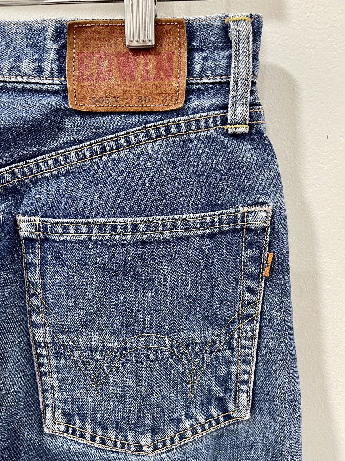 Edwin VINTAGE REGULAR FIT EDWIN 505 REDLINE SELVEDGE SIZE 30X30 Size US 30 / EU 46 - 15 Thumbnail