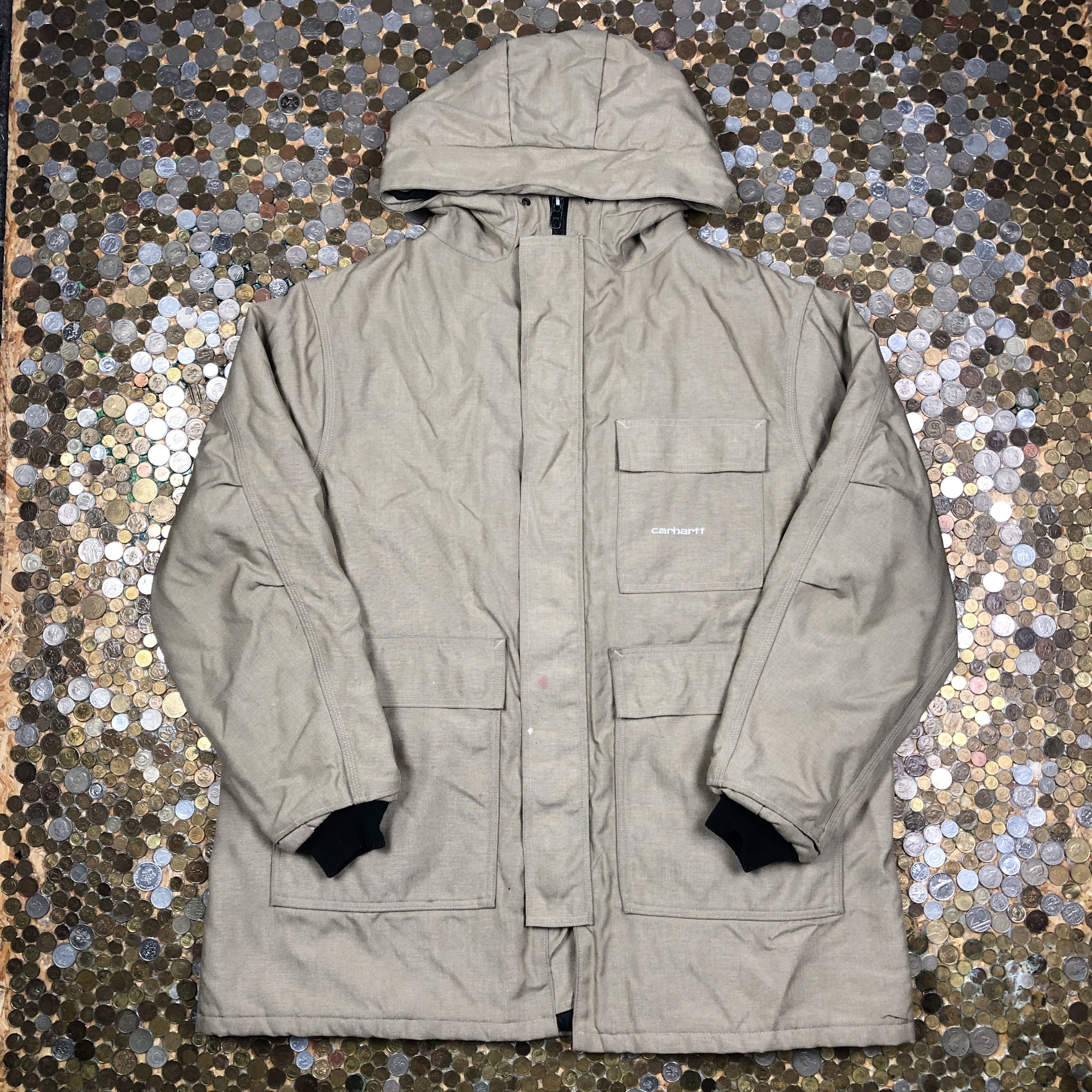 Carhartt Carhartt Jacket destroyer active coat jacket with hoodie Size US XL / EU 56 / 4 - 3 Thumbnail
