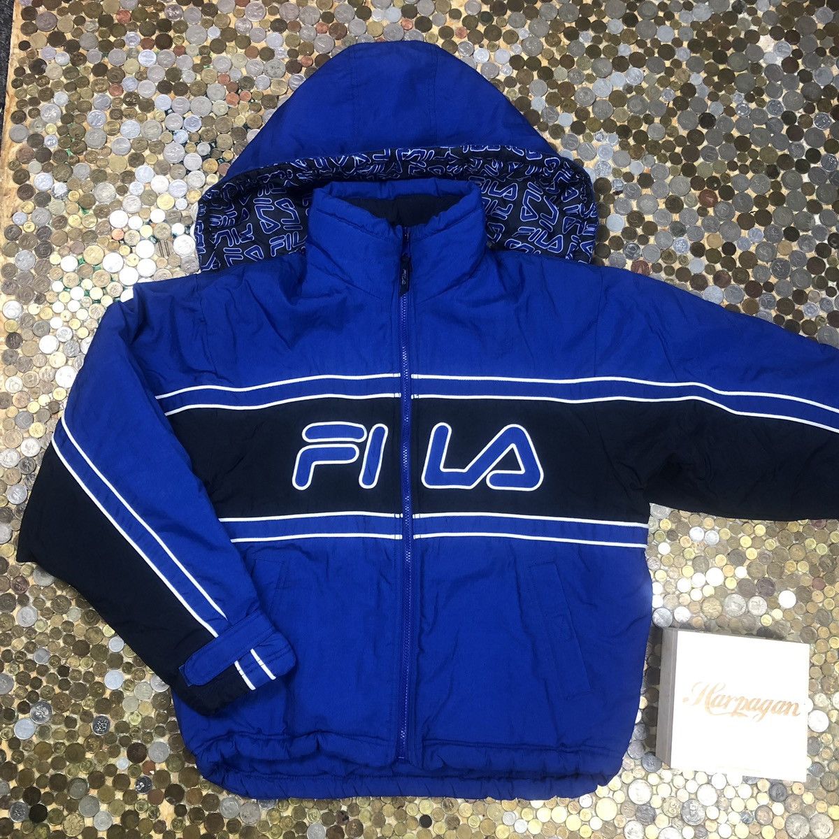 Fila Fila big logo spring puffer jacket Size US M / EU 48-50 / 2 - 1 Thumbnail
