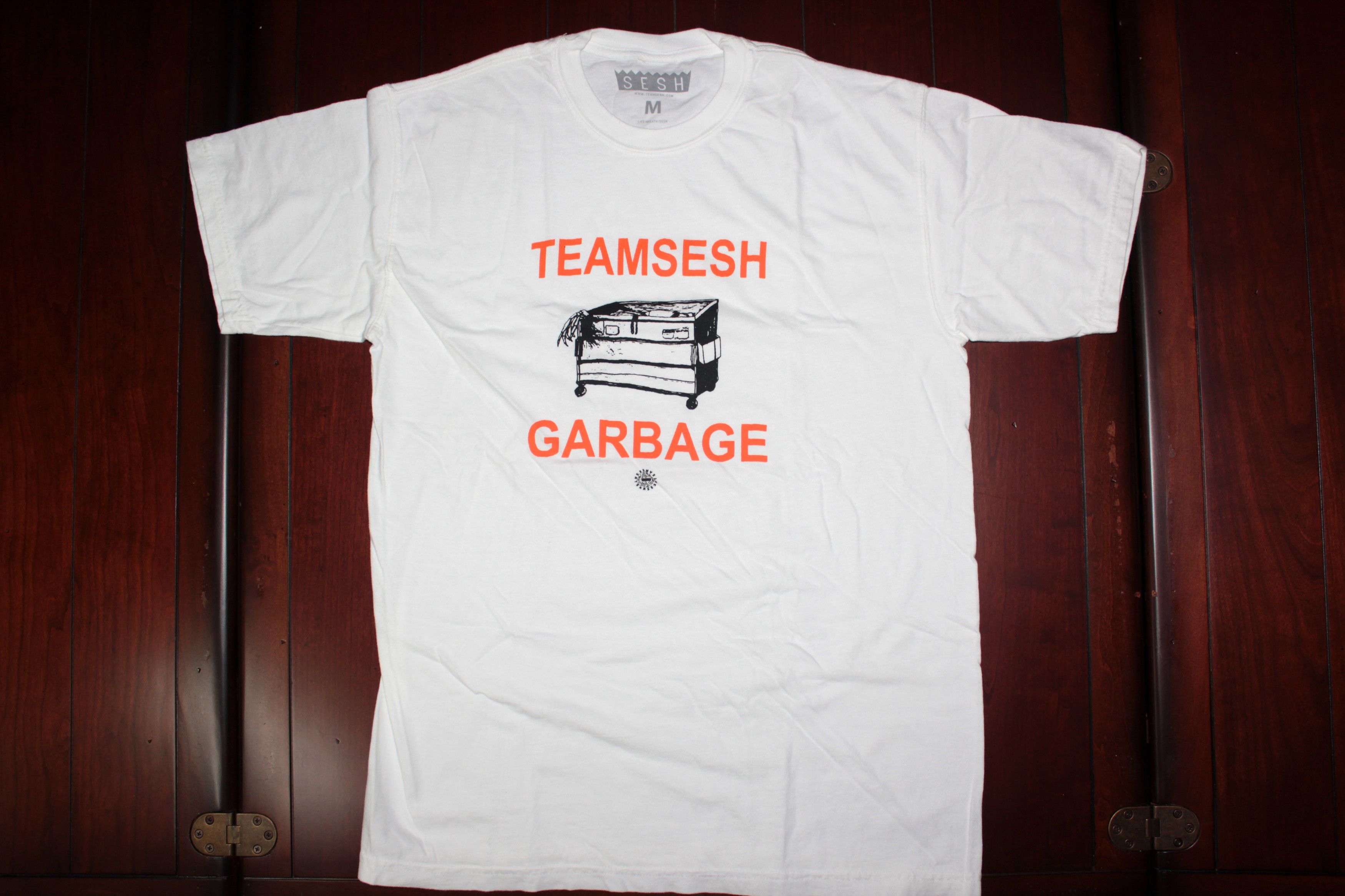 Bones × TeamSESH TeamSESH Garbage T-Shirt Size US M / EU 48-50 / 2 - 1 Thumbnail