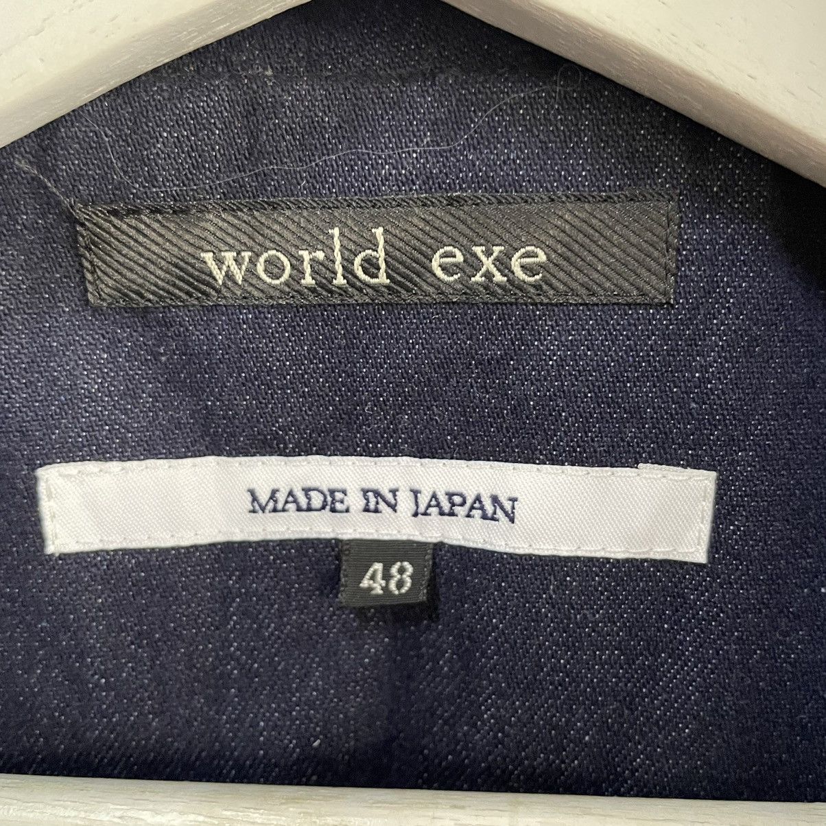 Japanese Brand × Seditionaries 💥 JAPAN WORLD EXE DOUBLE COLLAR NAVY SEDITIONARIES JACKET Size US M / EU 48-50 / 2 - 8 Thumbnail