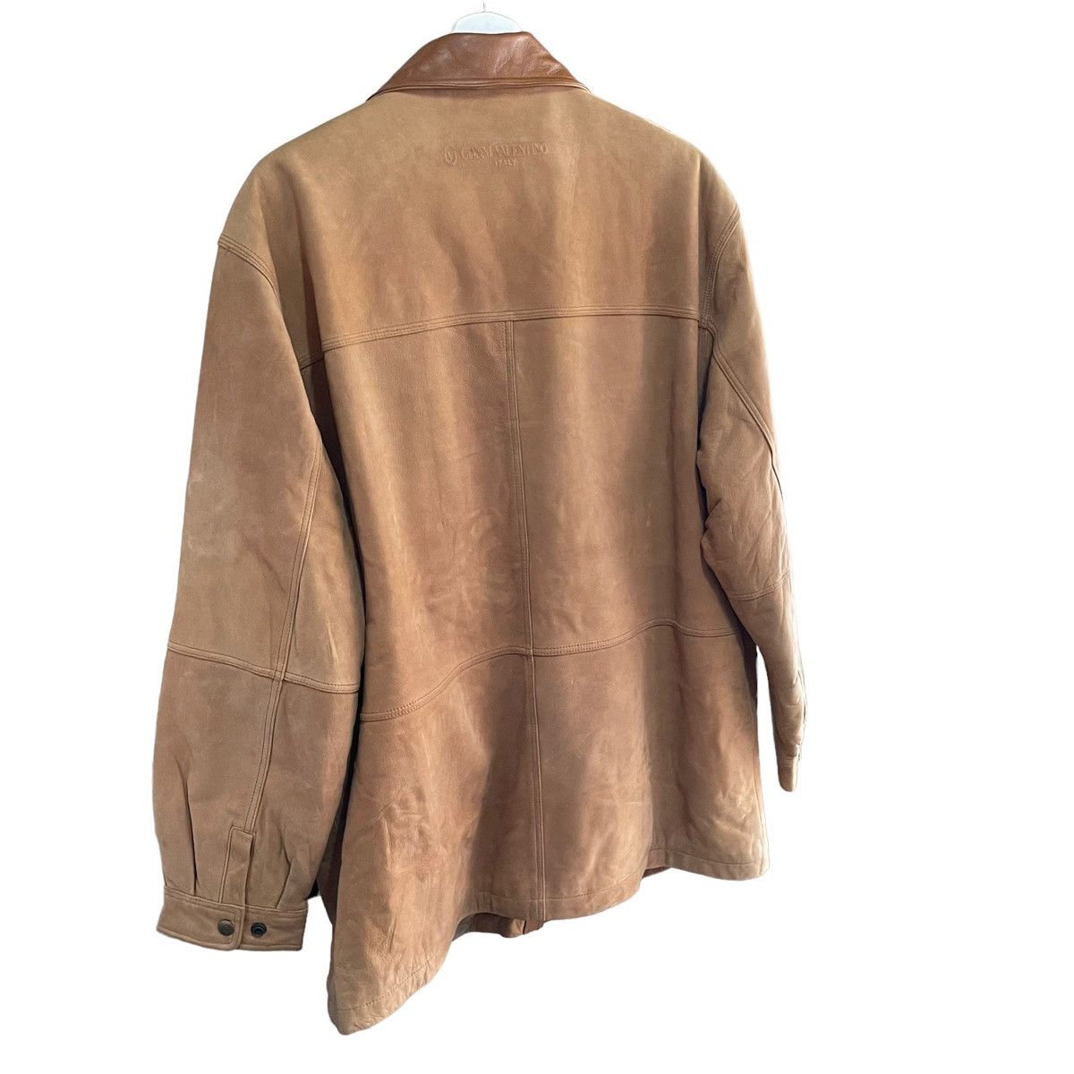 Gianni Valentino × Valentino 💥 VINTAGE GIANNI VALENTINO SUEDE LEATHER JACKET Size US XL / EU 56 / 4 - 8 Thumbnail