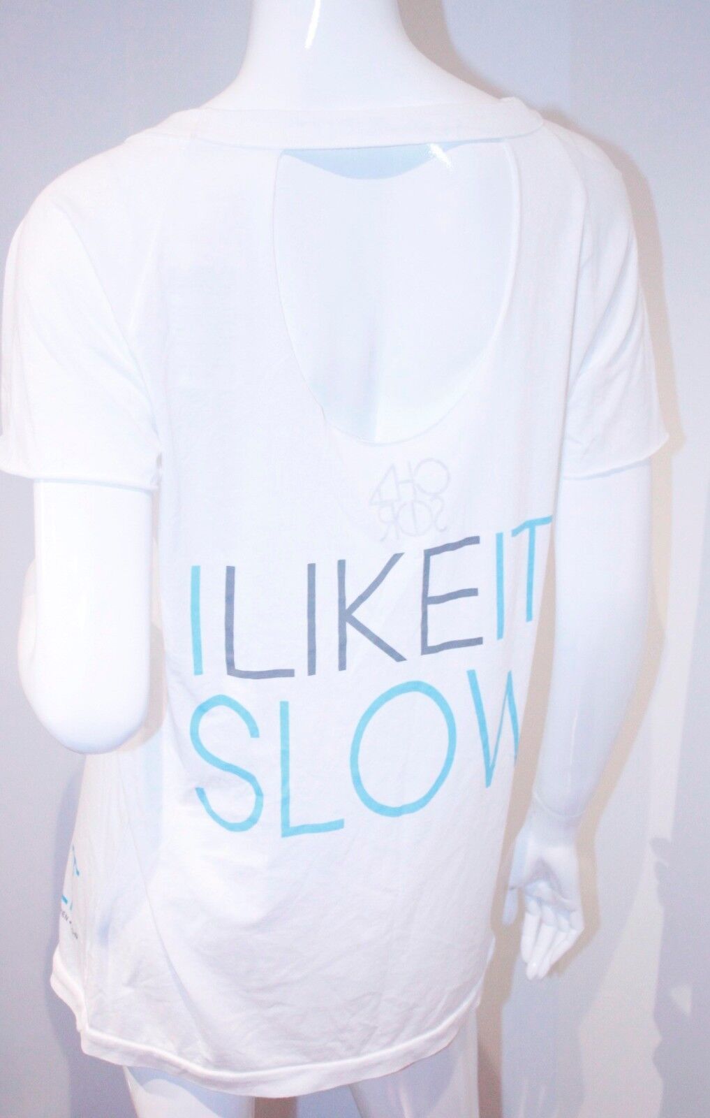 CHASER LA Deconstructed WHITE Top SLT I Like it Slow STRENG