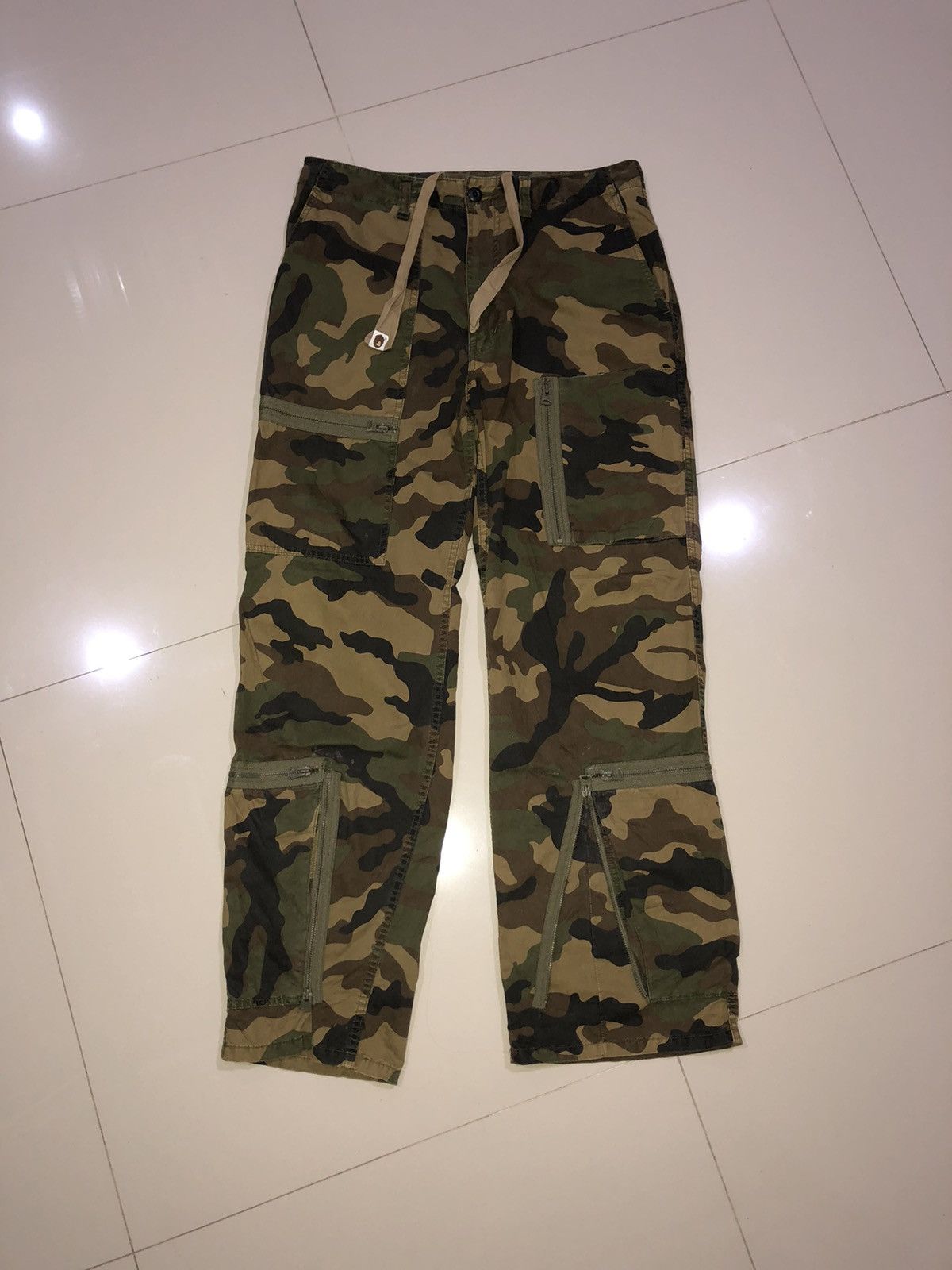 Bape × Japanese Brand × Streetwear Woodland Camo Cargo Pants Bape × Japanese Brand × Streetwear Woodland Camo Cargo Pants