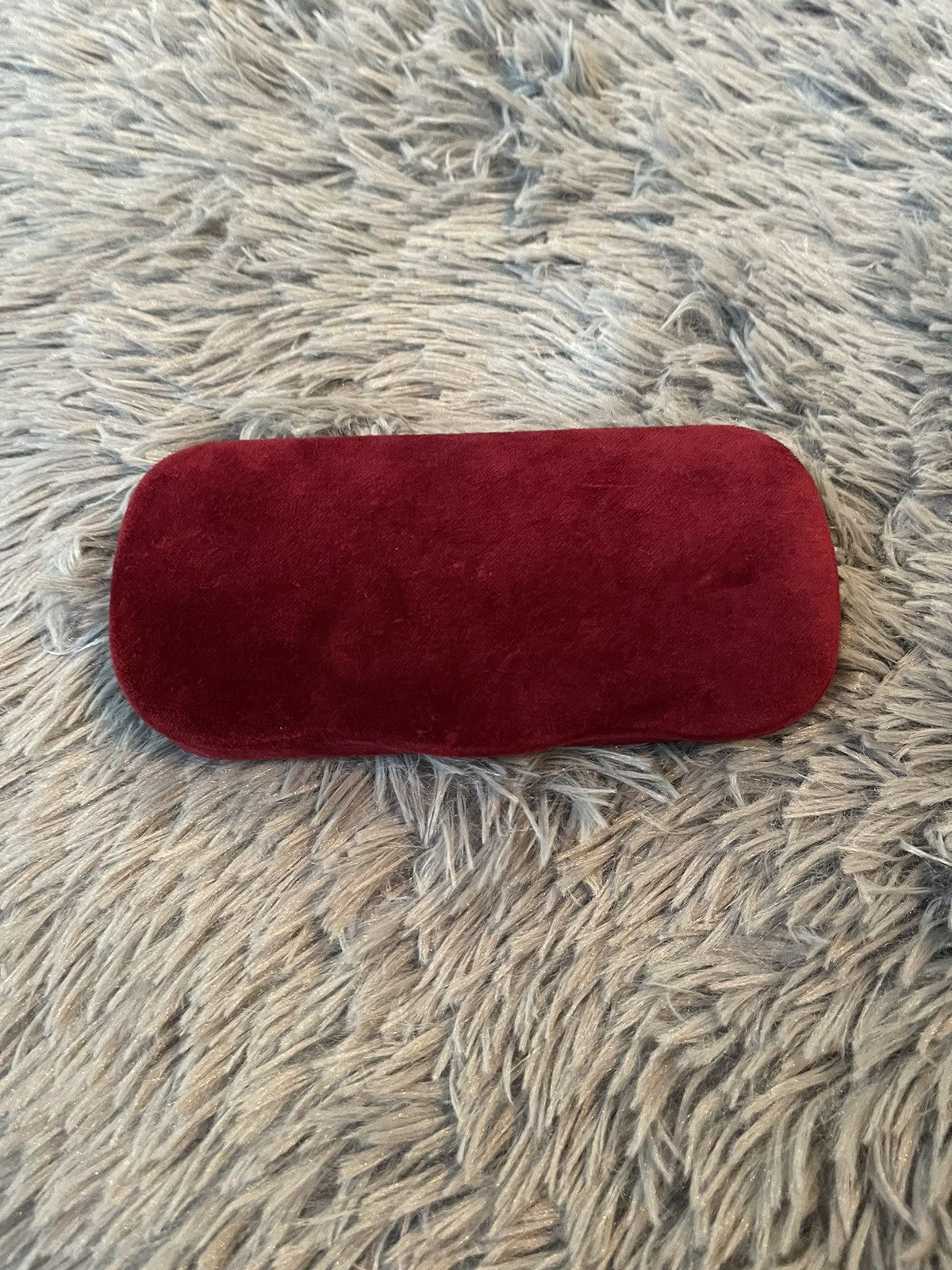 Gucci × Vintage Gucci velvet velour burgundy glasses case Size ONE SIZE - 2 Thumbnail