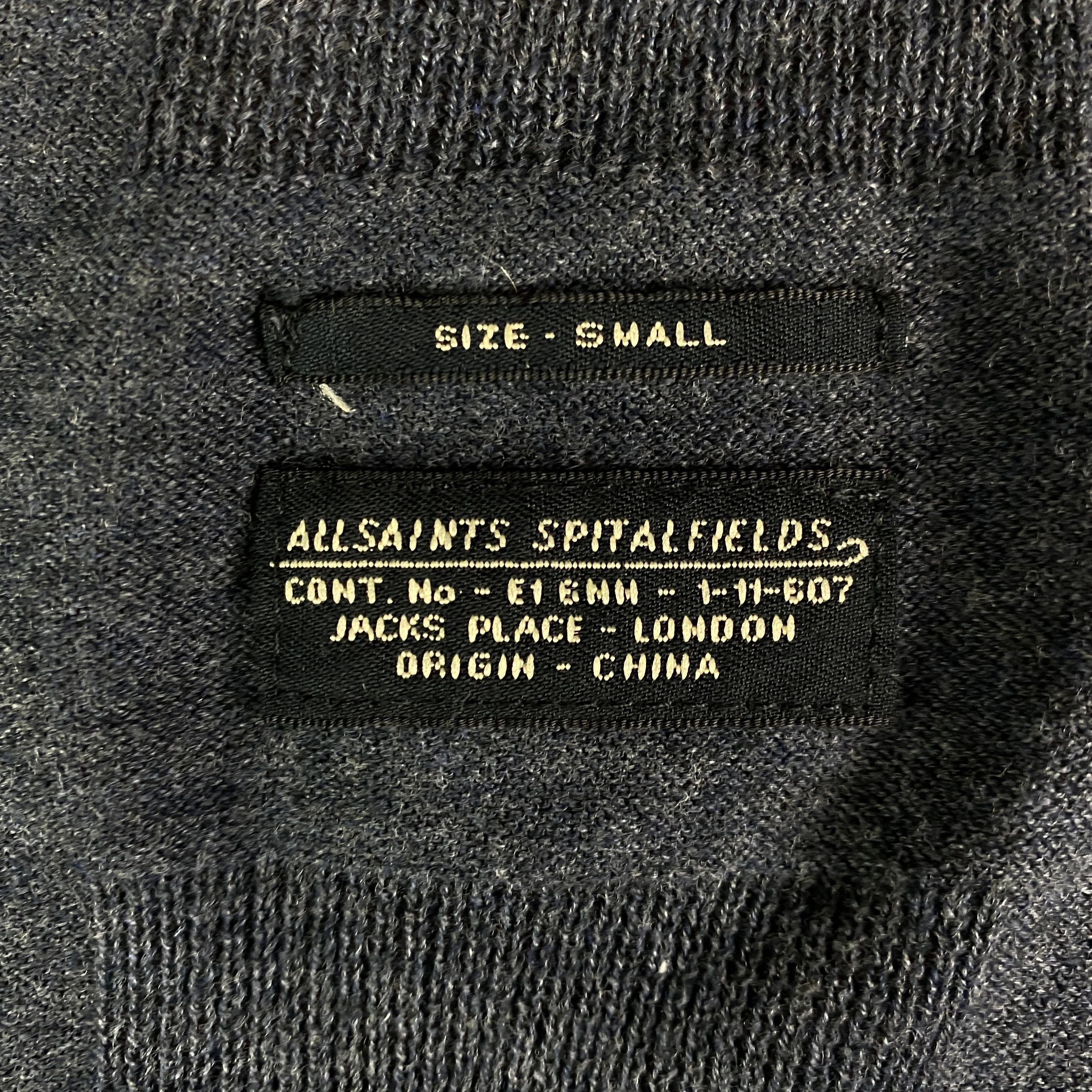Allsaints Mens Allsaints Cardigan Size S Size US S / EU 44-46 / 1 - 5 Thumbnail