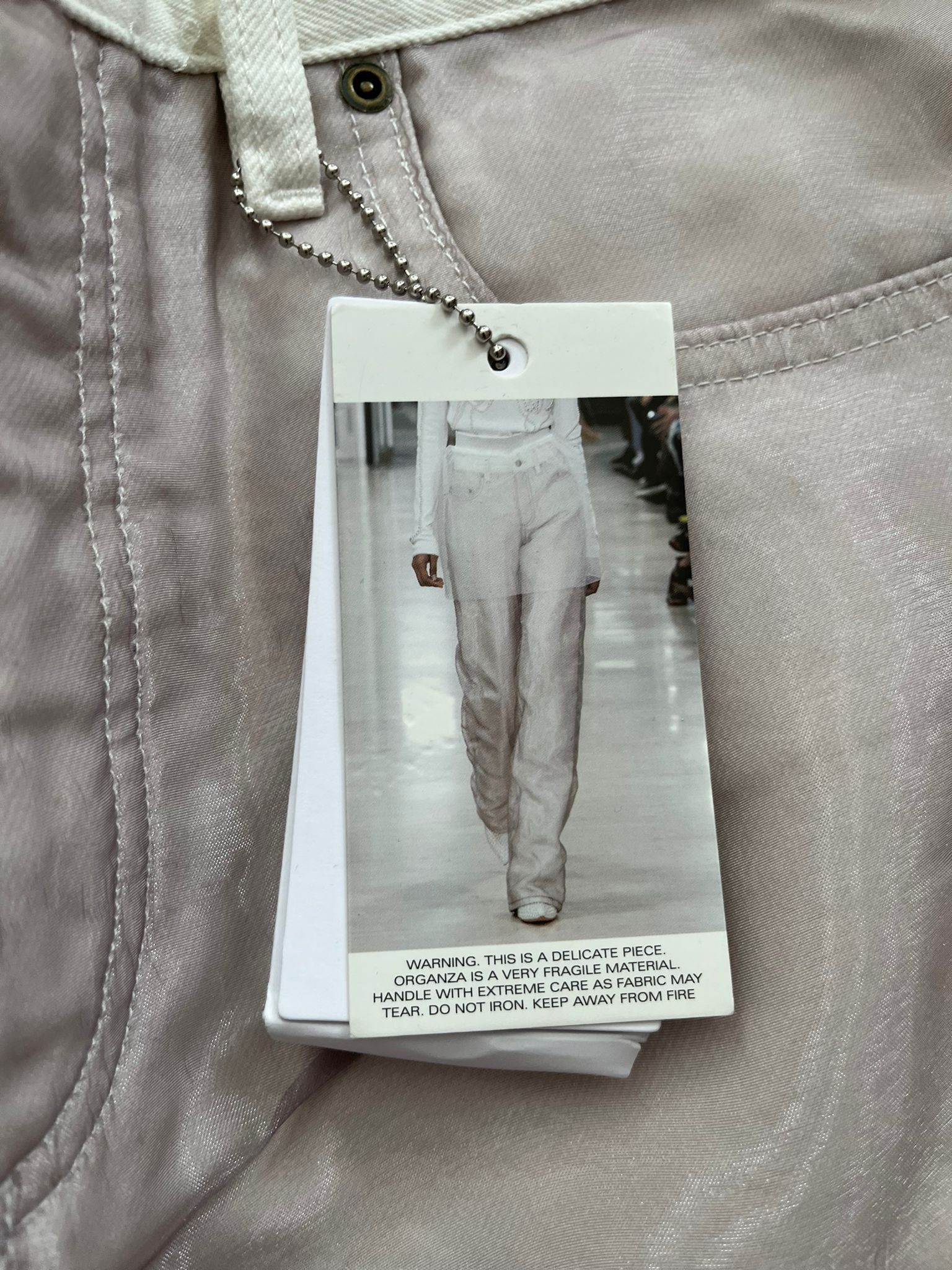 Y/Project Organza Denim Jean Size 28" / US 6 / IT 42 - 3 Thumbnail