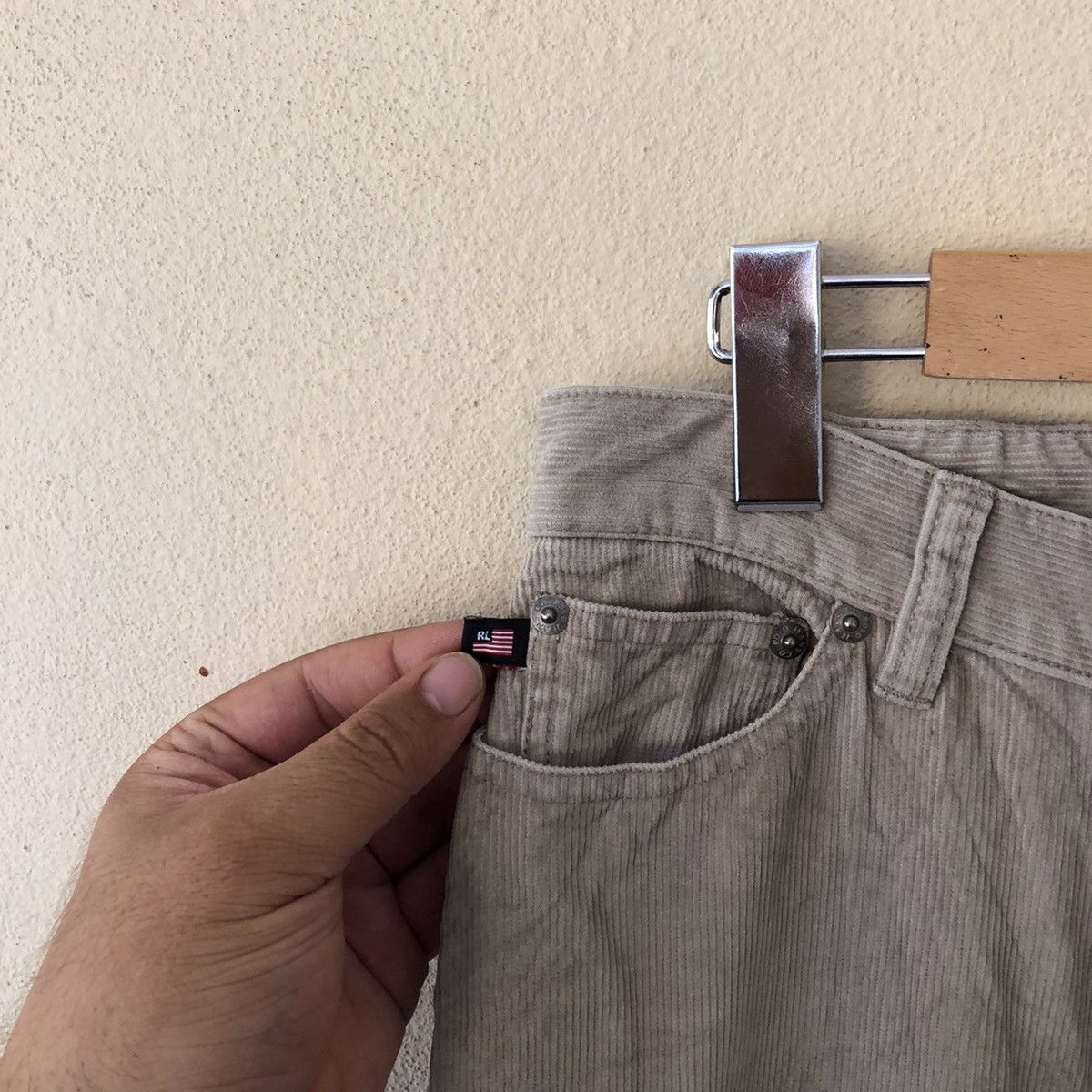Polo Ralph Lauren VINTAGE POLO RALPH LAUREN RL CORDUROY PANT Size US 30 / EU 46 - 6 Thumbnail