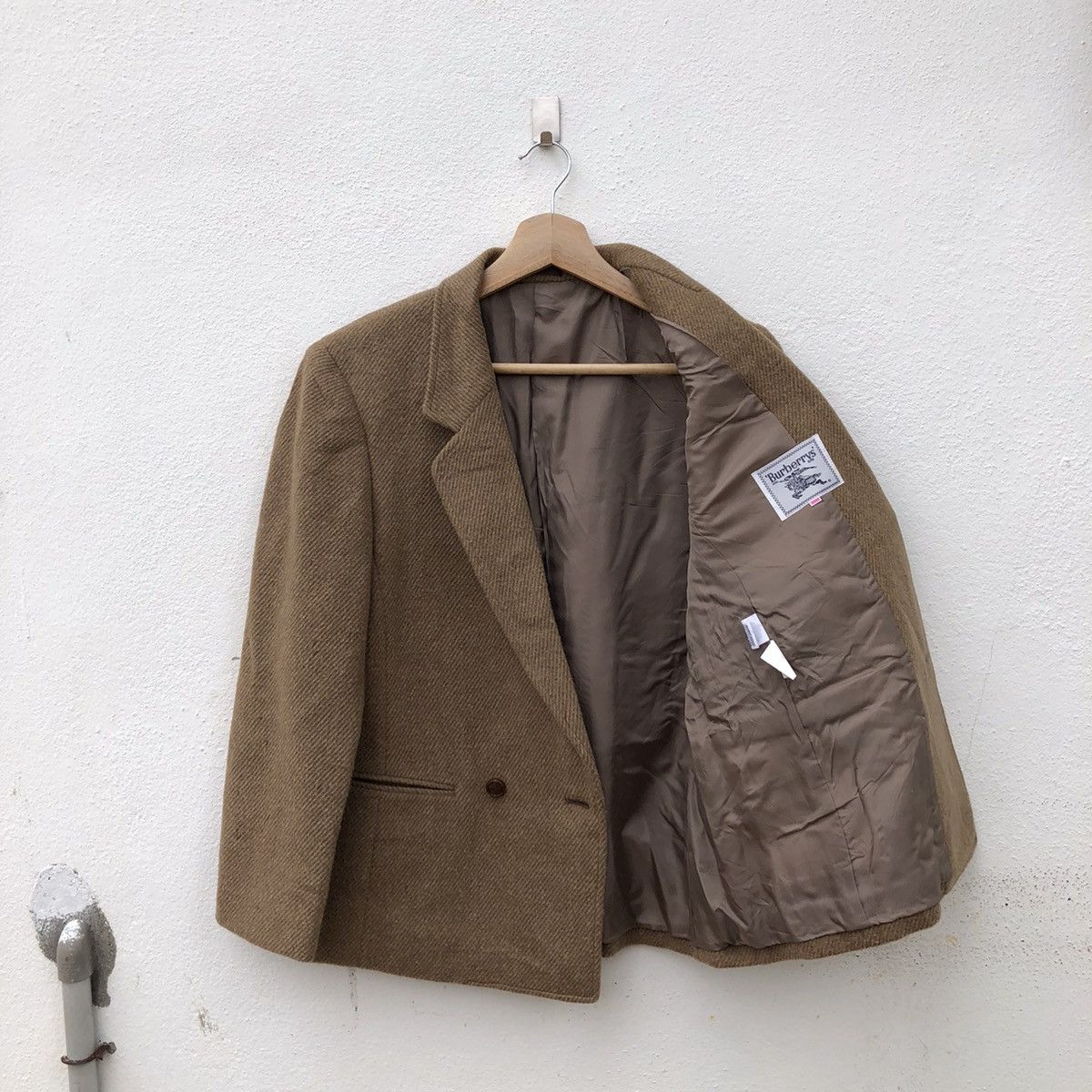 Burberry VINTAGE WOOL BURBERRY CASUAL COAT Size US M / EU 48-50 / 2 - 2 Thumbnail