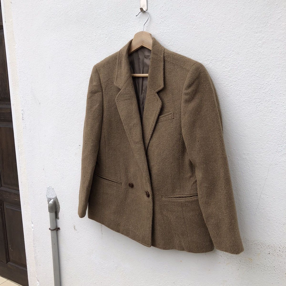 Burberry VINTAGE WOOL BURBERRY CASUAL COAT Size US M / EU 48-50 / 2 - 3 Thumbnail