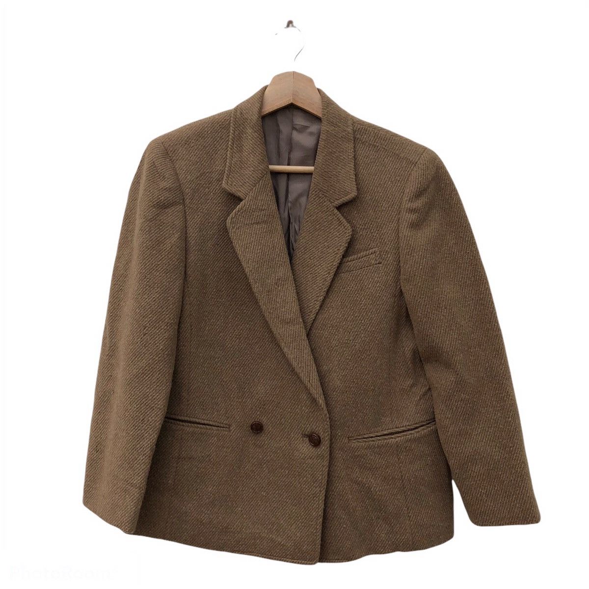 Burberry VINTAGE WOOL BURBERRY CASUAL COAT Size US M / EU 48-50 / 2 - 1 Thumbnail