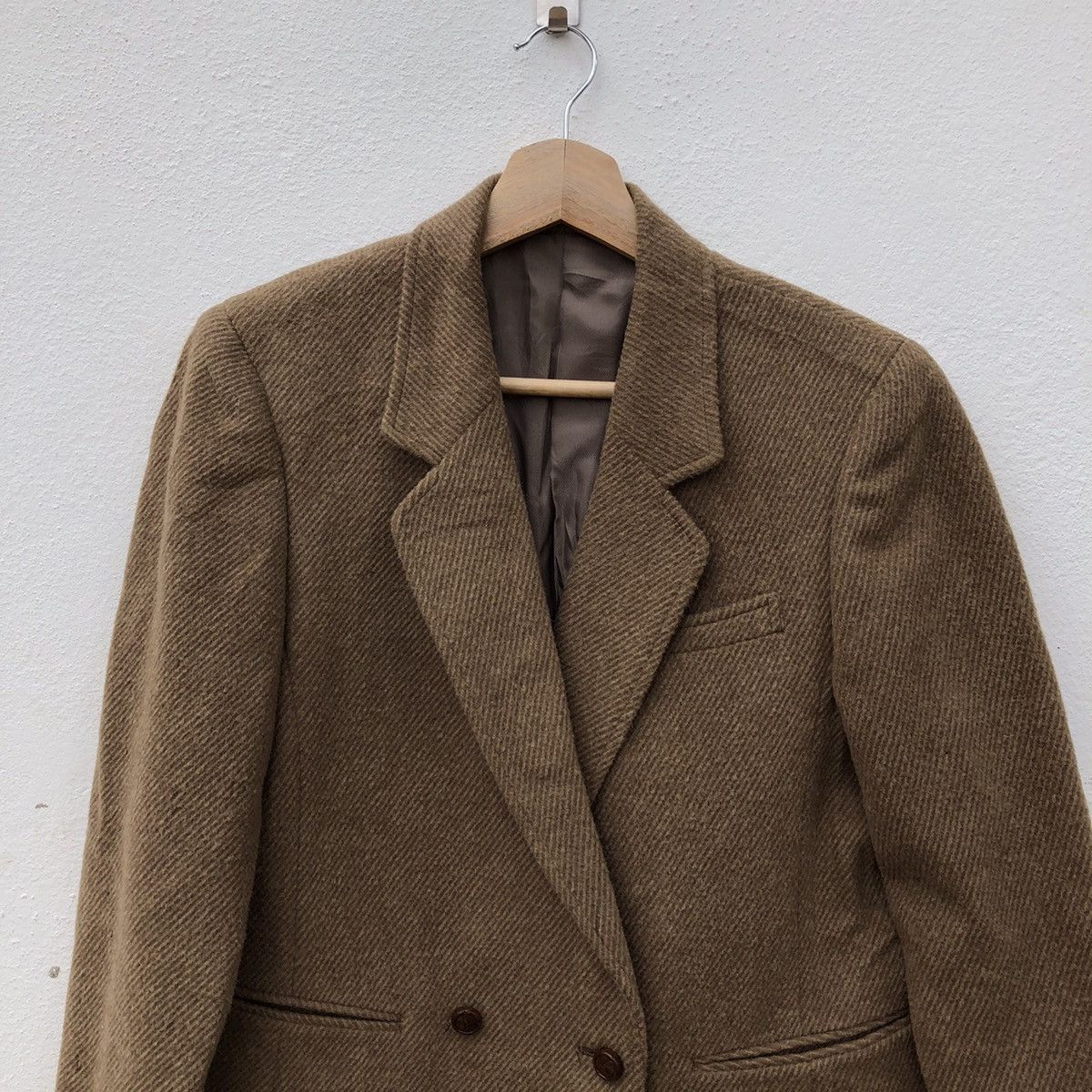 Burberry VINTAGE WOOL BURBERRY CASUAL COAT Size US M / EU 48-50 / 2 - 4 Thumbnail