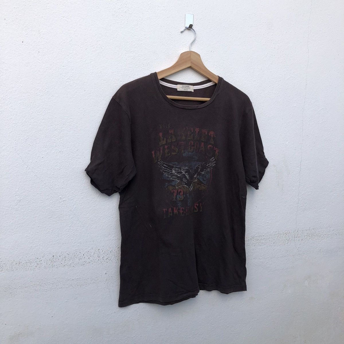 Japanese Brand BACK NUMBER BIG LOGO SHORT SLEEVE T-SHIRT Size US M / EU 48-50 / 2 - 2 Thumbnail
