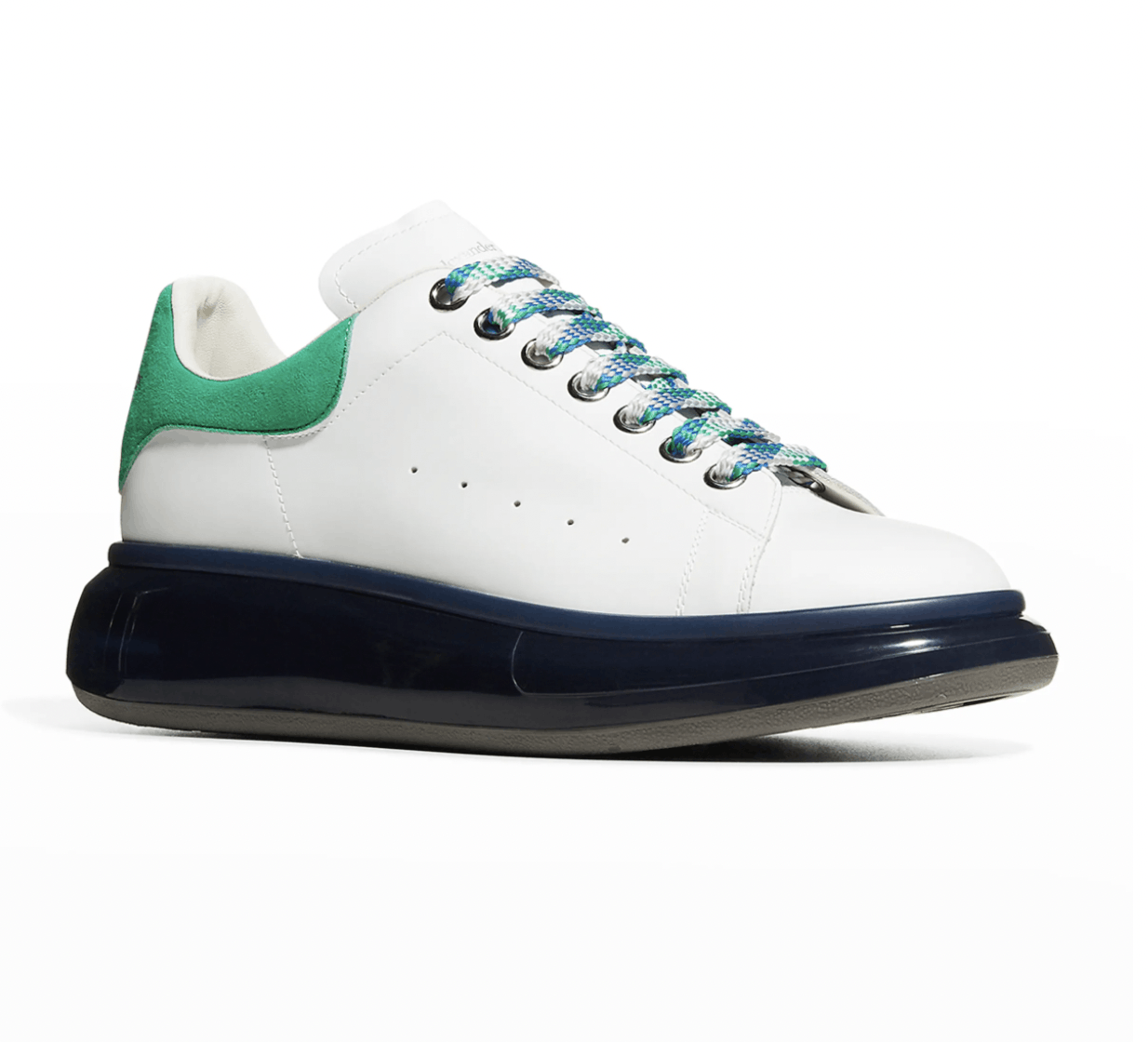Alexander McQueen ALEXANDER MCQUEEN Clear-Sole Leather/Suede Sneakers Size US 8 / EU 41 - 7 Thumbnail