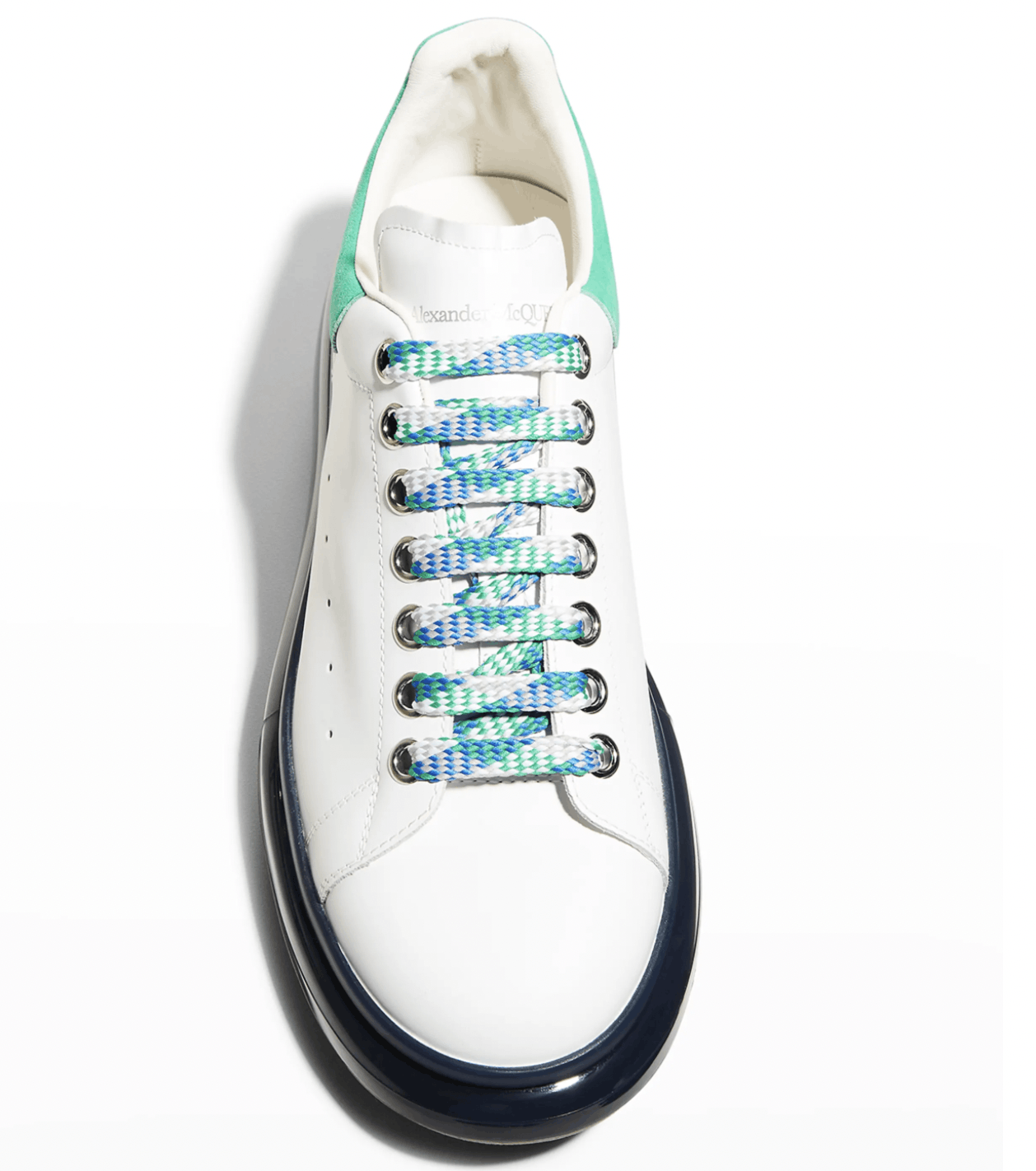 Alexander McQueen ALEXANDER MCQUEEN Clear-Sole Leather/Suede Sneakers Size US 8 / EU 41 - 9 Thumbnail