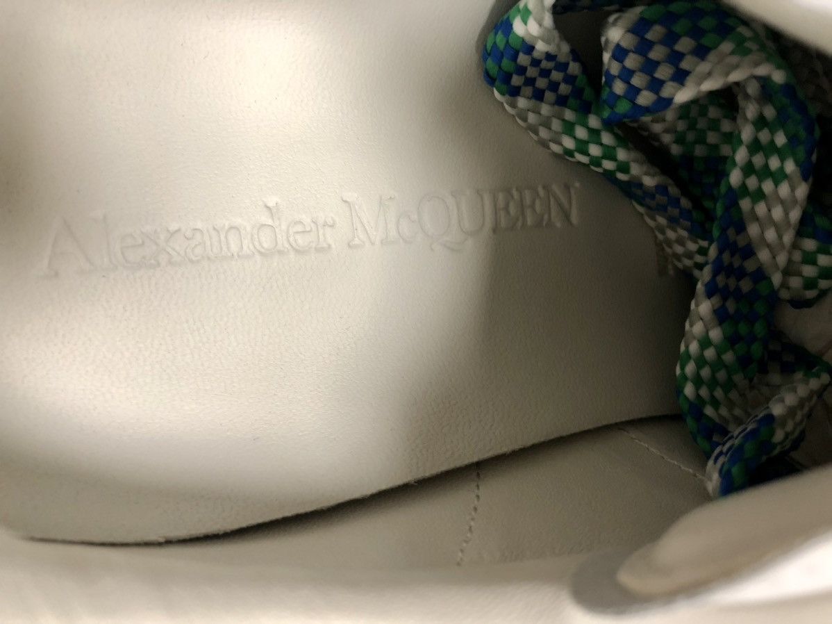 Alexander McQueen ALEXANDER MCQUEEN Clear-Sole Leather/Suede Sneakers Size US 8 / EU 41 - 21 Thumbnail