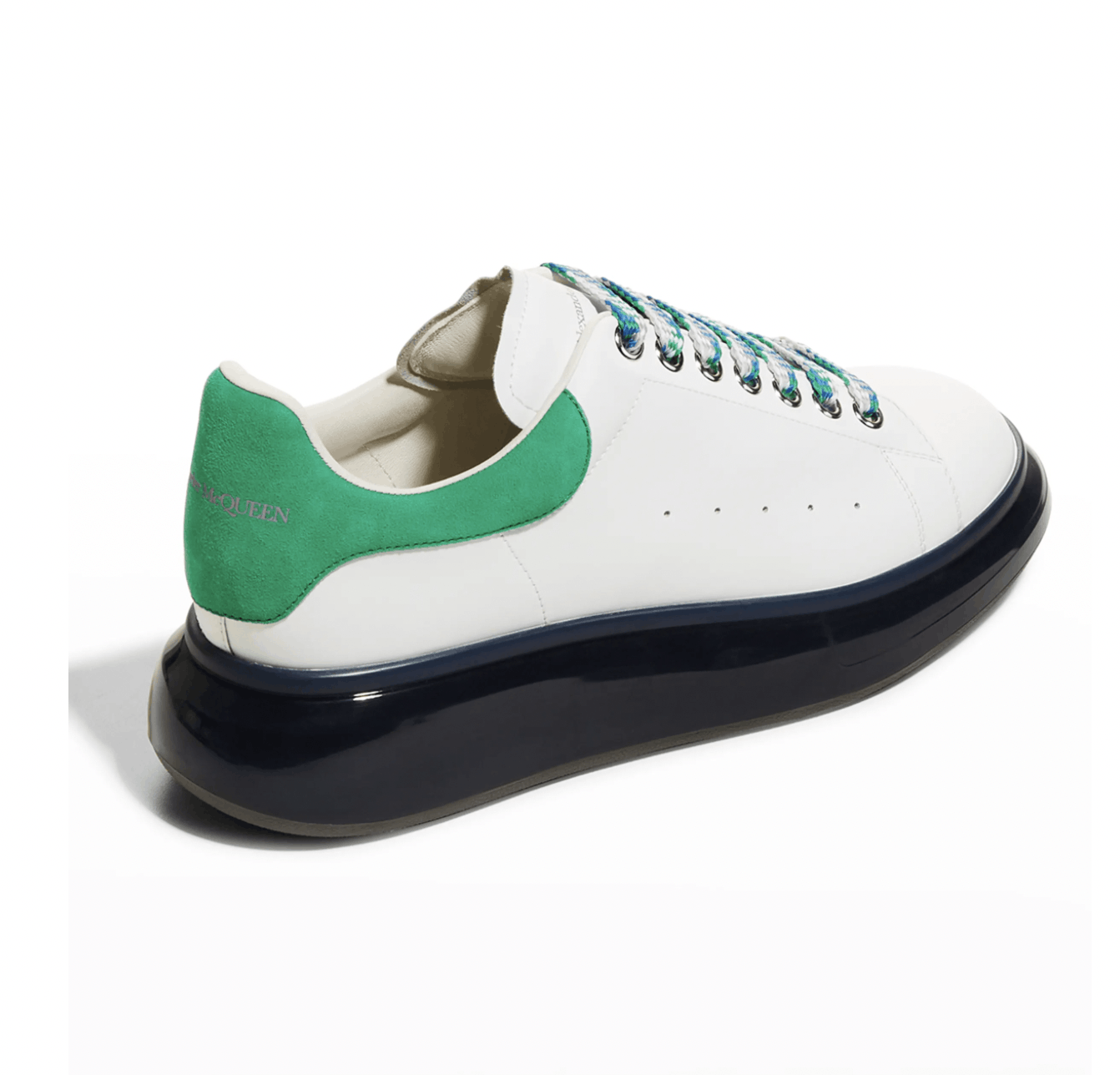 Alexander McQueen ALEXANDER MCQUEEN Clear-Sole Leather/Suede Sneakers Size US 8 / EU 41 - 11 Thumbnail