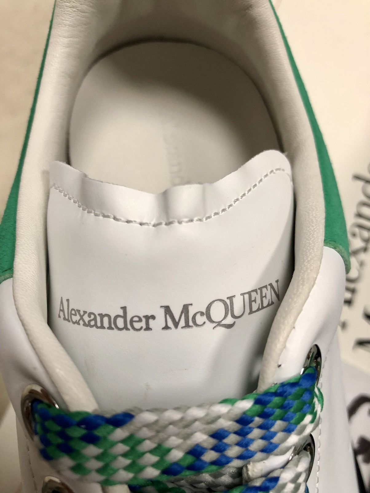 Alexander McQueen ALEXANDER MCQUEEN Clear-Sole Leather/Suede Sneakers Size US 8 / EU 41 - 20 Thumbnail