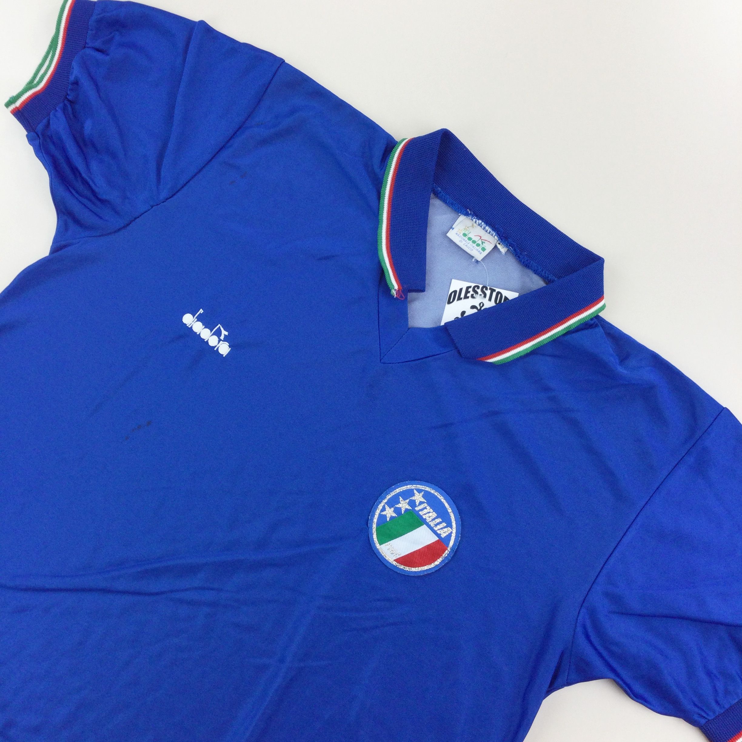 Vintage Diadora 1994 Italy Soccer Jersey