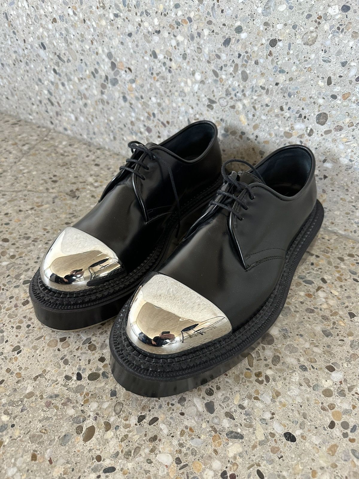 Undercover Adieu x Undercover Type 54C Metal Derby Shoes | Grailed