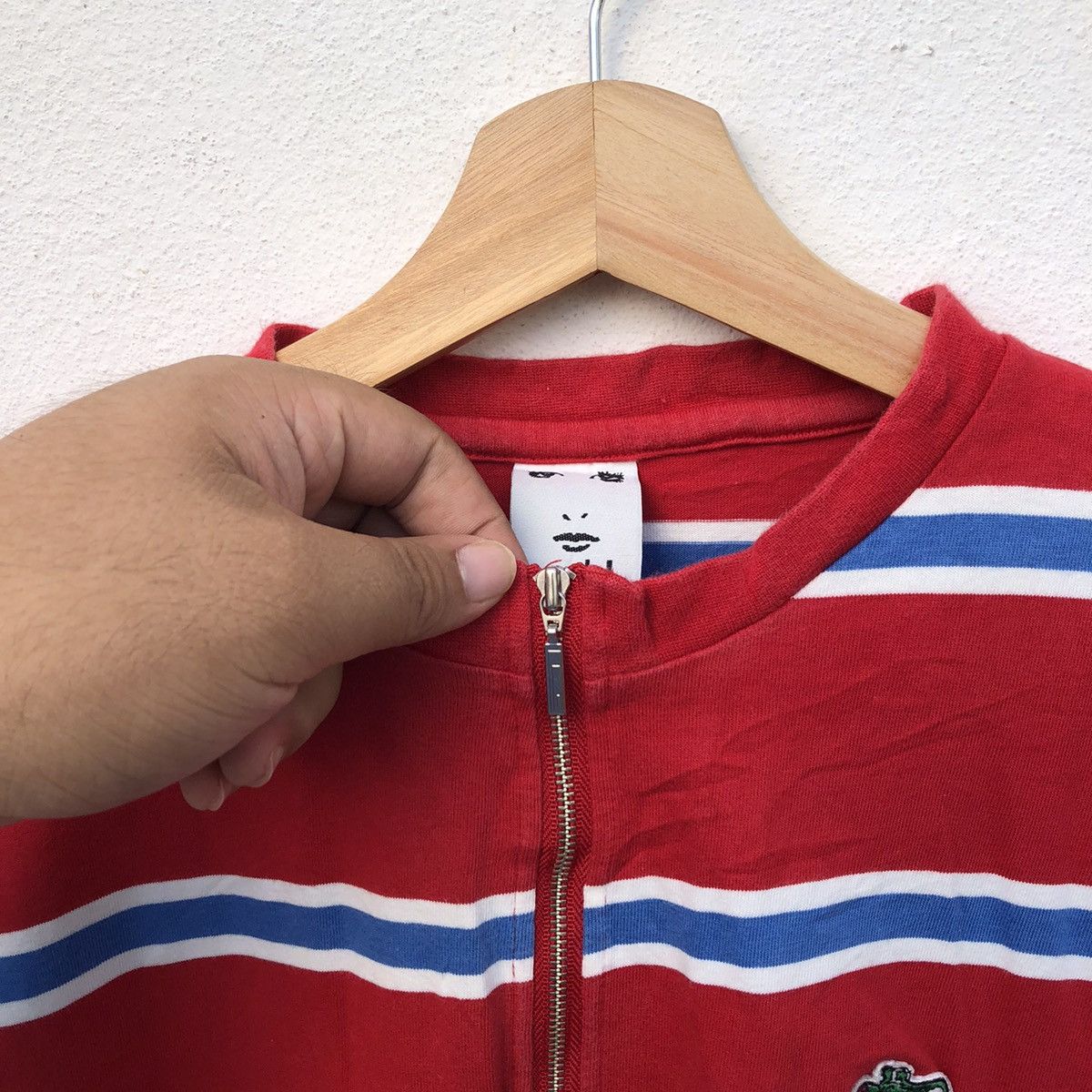 Japanese Brand X-GIRL SHORT SLEEVE T-SHIRT STRIPE RILEX DESIGN Size US M / EU 48-50 / 2 - 4 Thumbnail