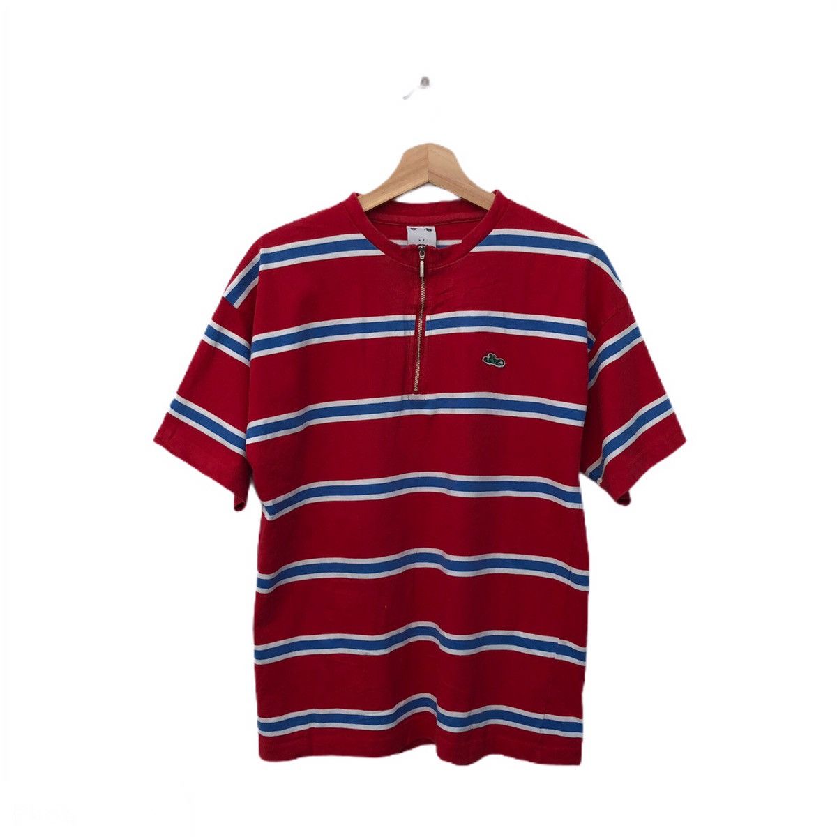 Japanese Brand X-GIRL SHORT SLEEVE T-SHIRT STRIPE RILEX DESIGN Size US M / EU 48-50 / 2 - 1 Thumbnail