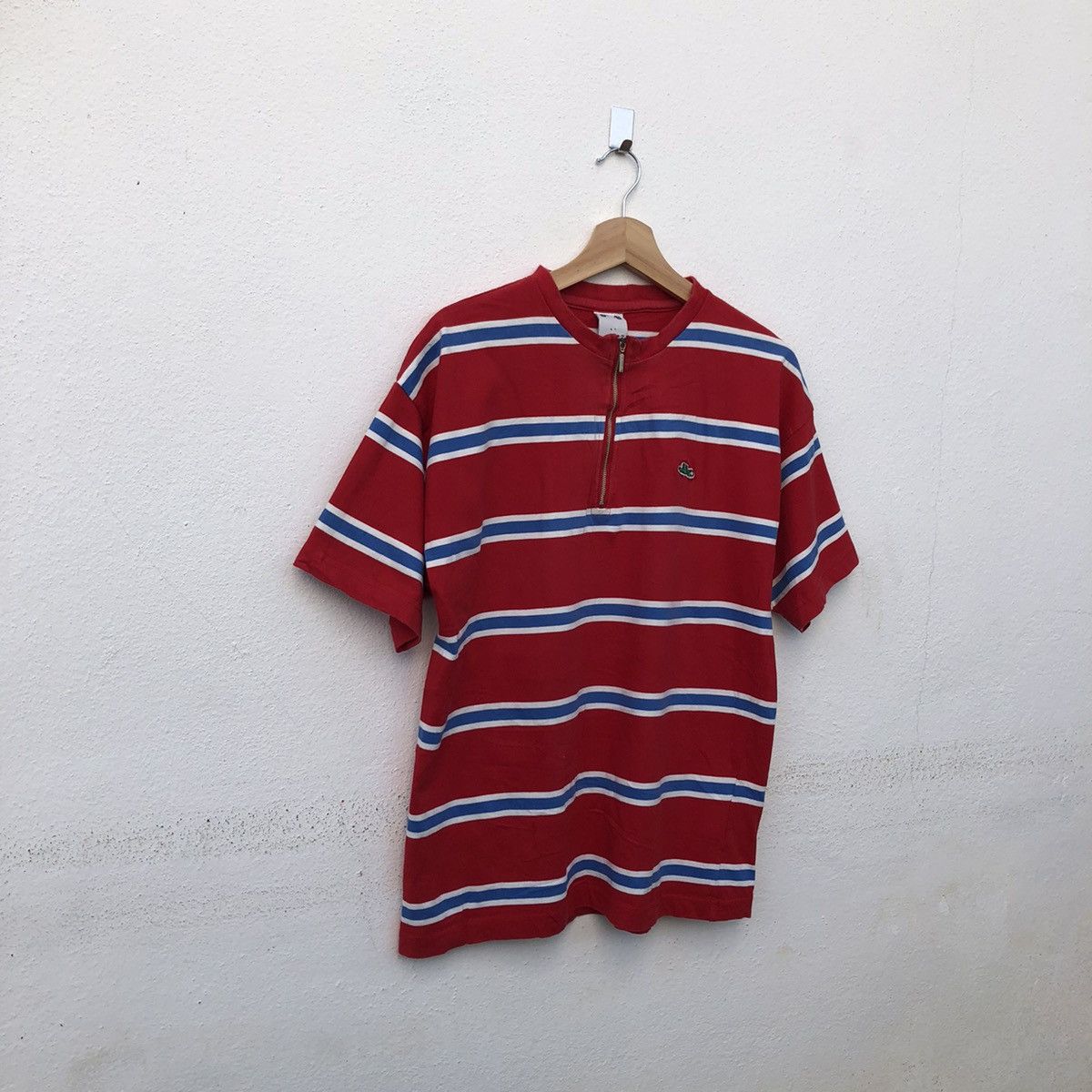 Japanese Brand X-GIRL SHORT SLEEVE T-SHIRT STRIPE RILEX DESIGN Size US M / EU 48-50 / 2 - 2 Thumbnail