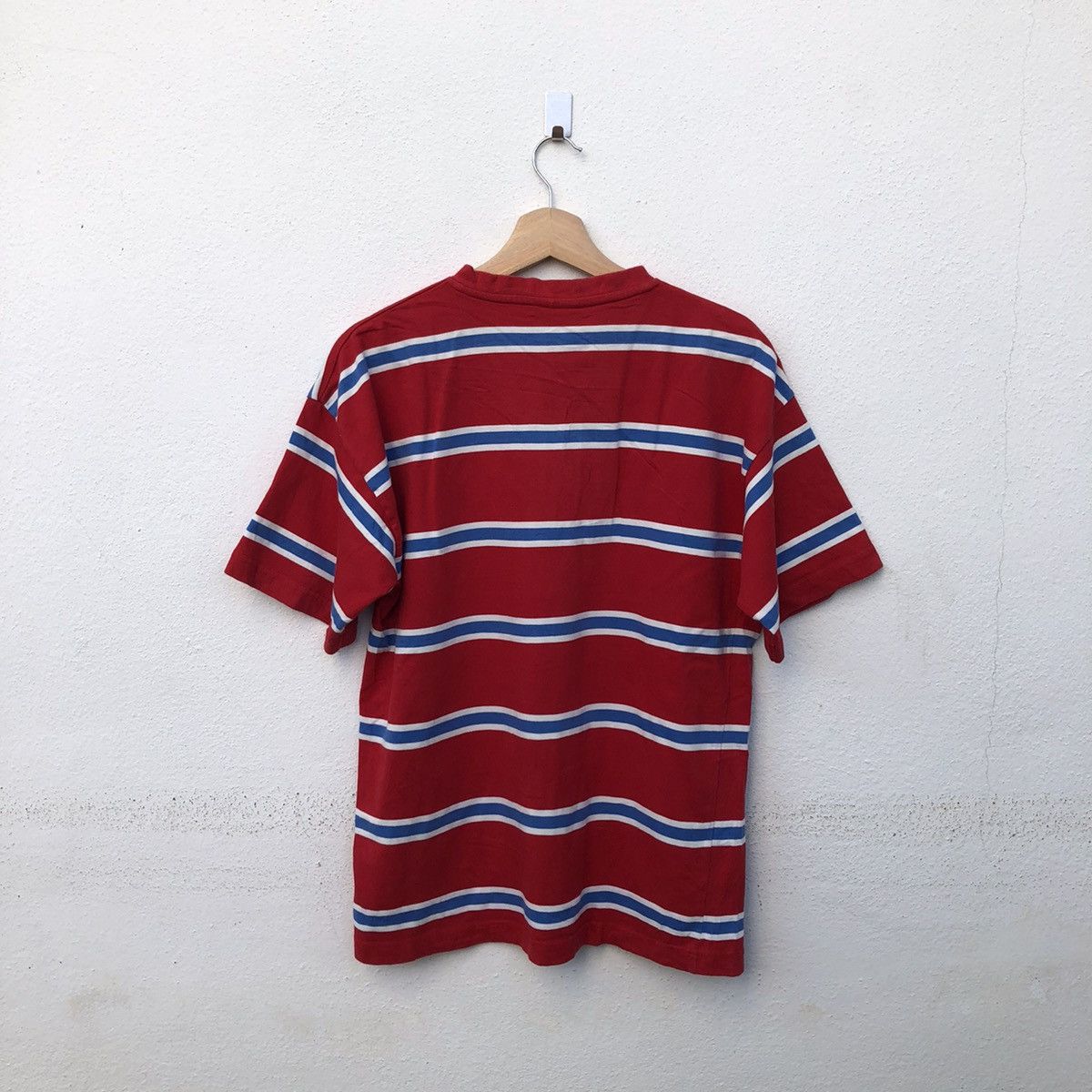Japanese Brand X-GIRL SHORT SLEEVE T-SHIRT STRIPE RILEX DESIGN Size US M / EU 48-50 / 2 - 5 Thumbnail