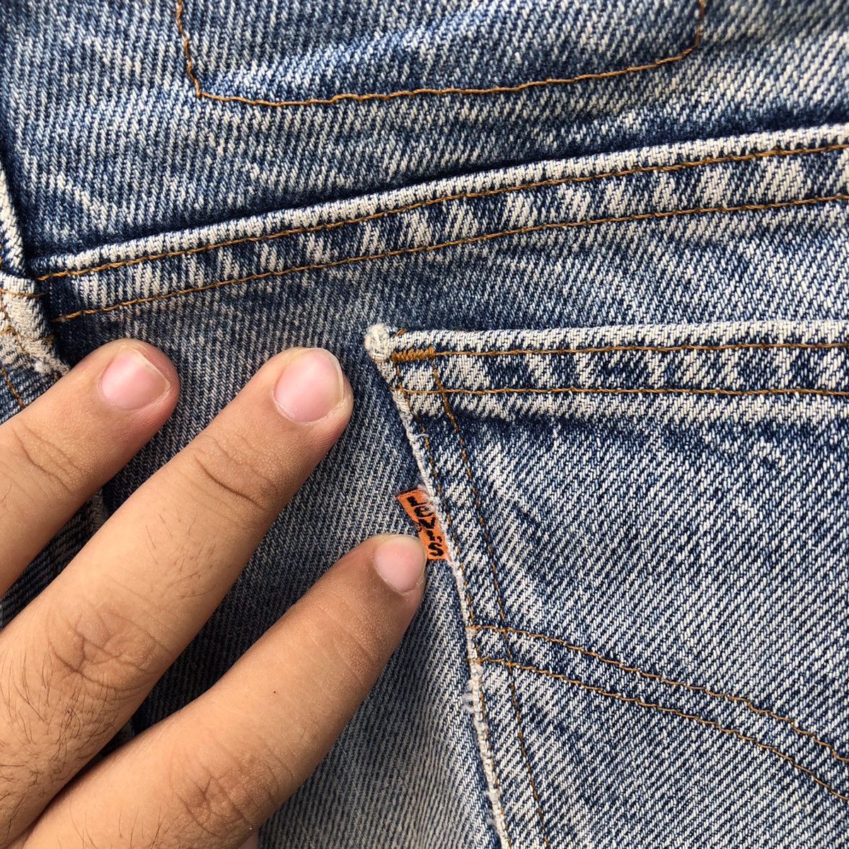 Levi's VINTAGE DISTRESSED LEVI’S JEANS ORANGE TAG Size US 32 / EU 48 - 13 Thumbnail