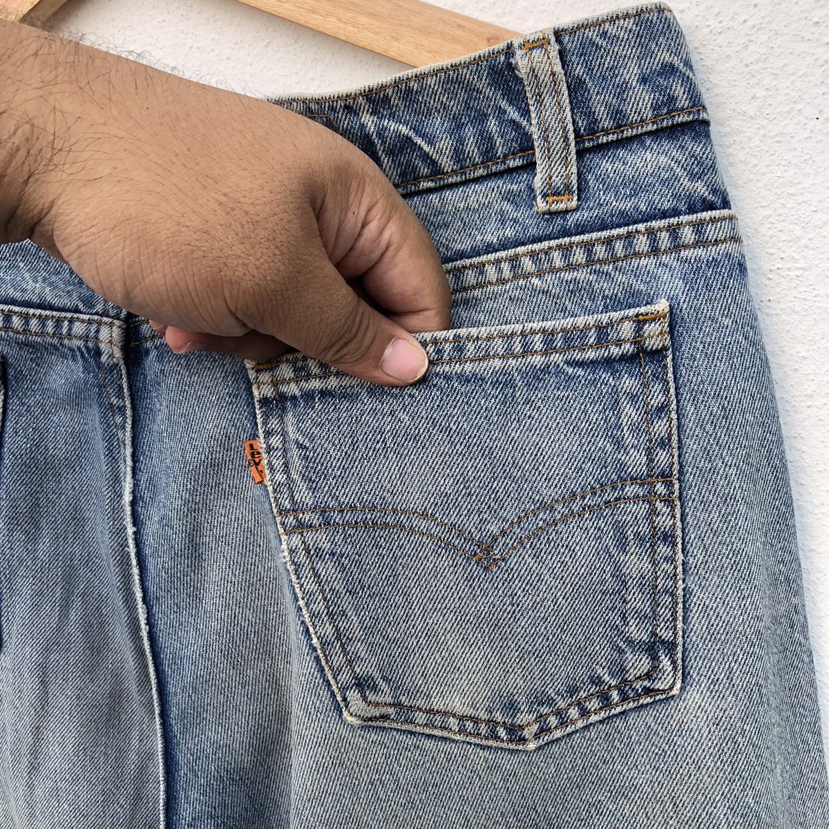 Levi's VINTAGE DISTRESSED LEVI’S JEANS ORANGE TAG Size US 32 / EU 48 - 12 Thumbnail