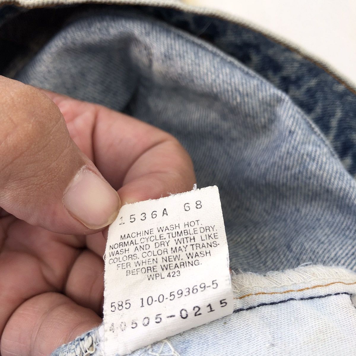 Levi's VINTAGE DISTRESSED LEVI’S JEANS ORANGE TAG Size US 32 / EU 48 - 16 Thumbnail