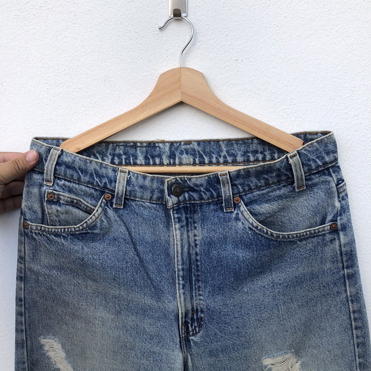 Levi's VINTAGE DISTRESSED LEVI’S JEANS ORANGE TAG Size US 32 / EU 48 - 6 Thumbnail