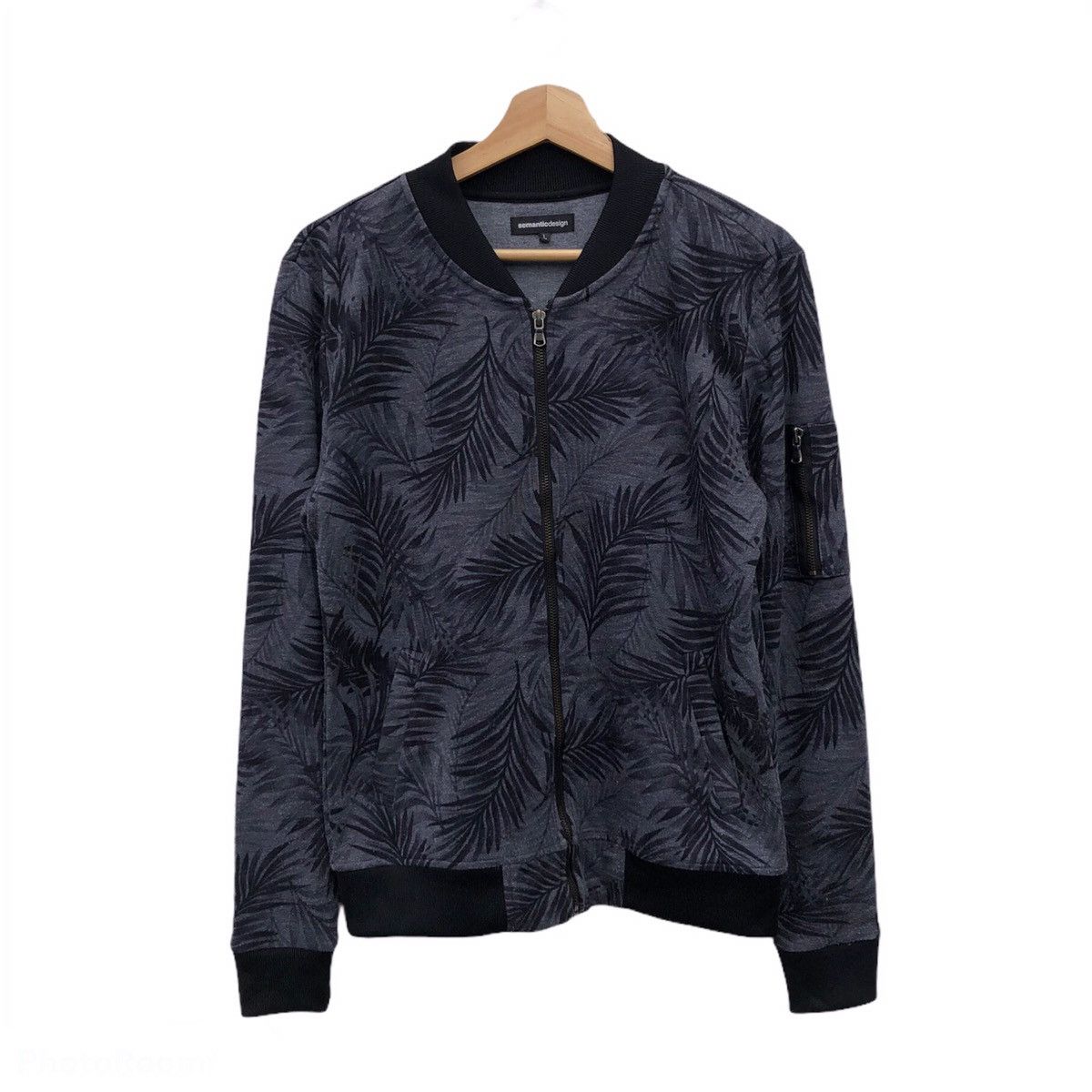 Japanese Brand SEMANTIC DESIGN FULL PRINT STYLE ZIPPER JACKET Size US L / EU 52-54 / 3 - 1 Thumbnail