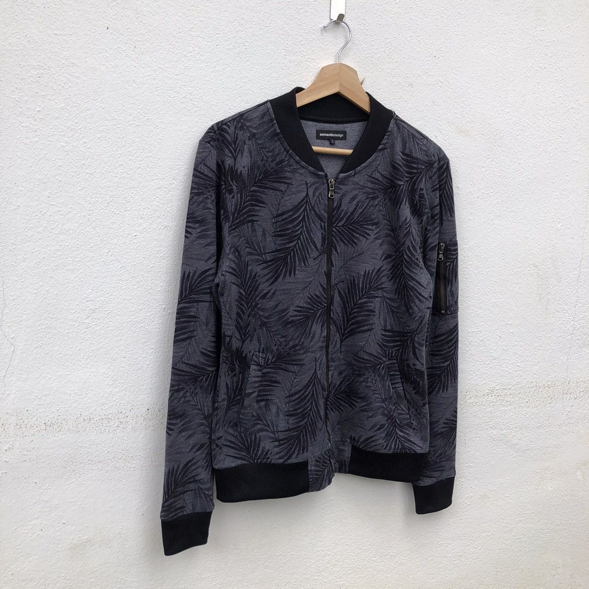 Japanese Brand SEMANTIC DESIGN FULL PRINT STYLE ZIPPER JACKET Size US L / EU 52-54 / 3 - 2 Thumbnail