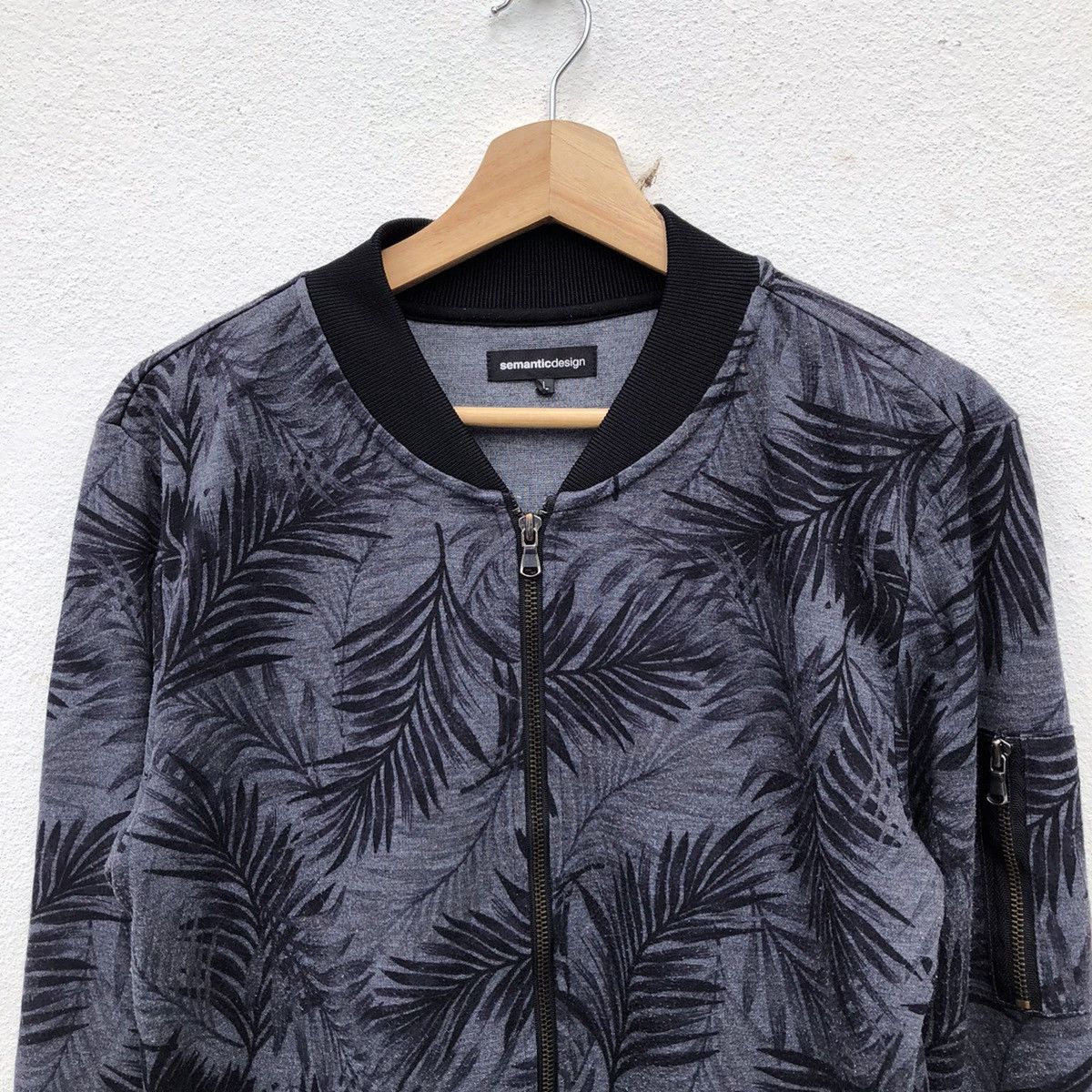 Japanese Brand SEMANTIC DESIGN FULL PRINT STYLE ZIPPER JACKET Size US L / EU 52-54 / 3 - 3 Thumbnail