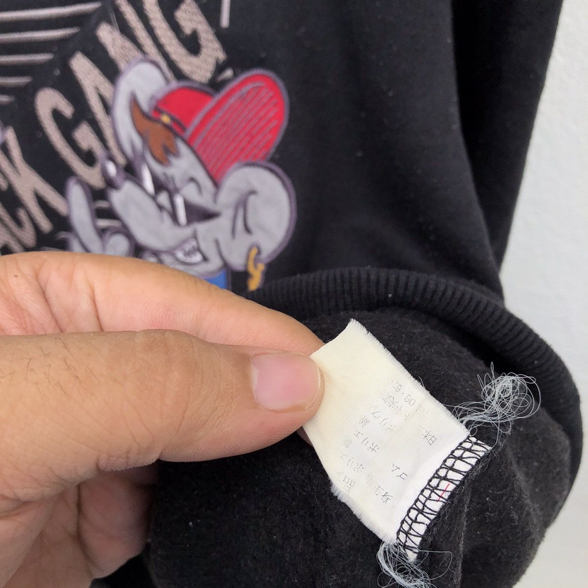 Japanese Brand 💥RARE💥VINTAGE BLACK GANG MAGIXSON SWEATSHIRT BIG LOGO Size US L / EU 52-54 / 3 - 8 Thumbnail