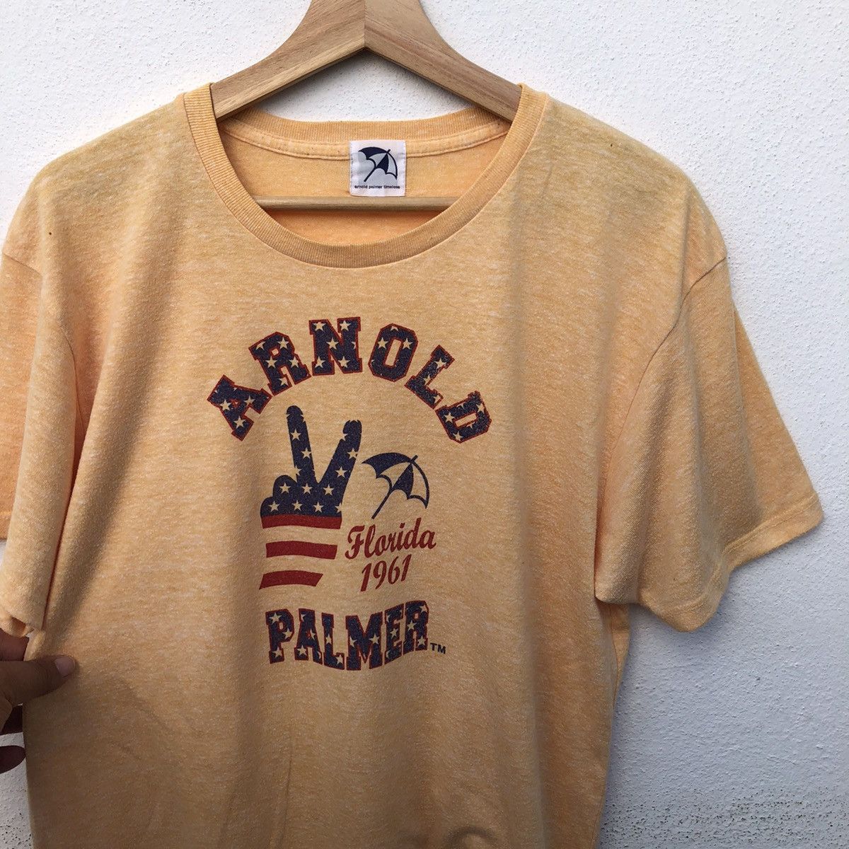 Japanese Brand ARNOLD PALMER BIG LOGO SHORT SLEEVE T-SHIRT Size US M / EU 48-50 / 2 - 3 Thumbnail