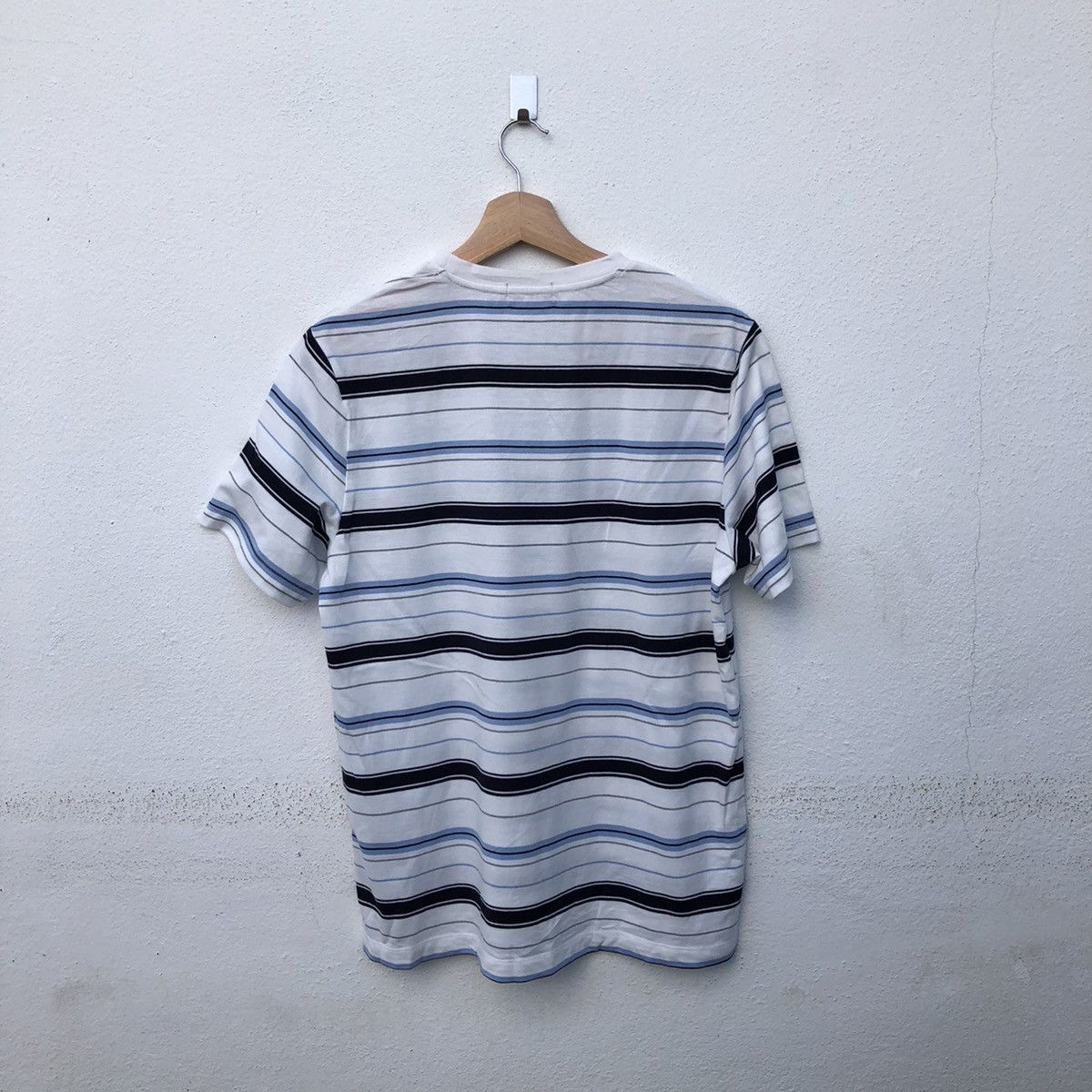 Japanese Brand STRIPE DESIGN KENT SHORT SLEEVE T-SHIRT Size US L / EU 52-54 / 3 - 5 Thumbnail