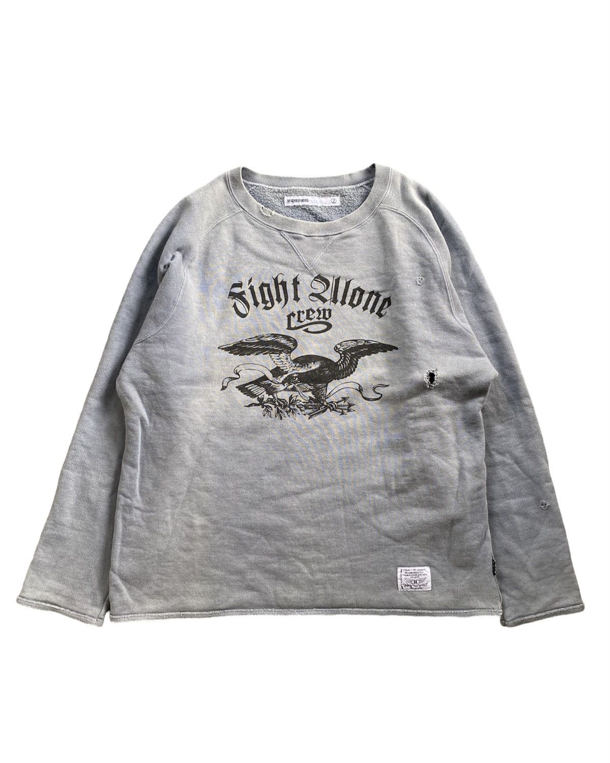 Neighborhood × Wtaps AW2004 Fight Alone Crew distressed Size US M / EU 48-50 / 2 - 1 Thumbnail
