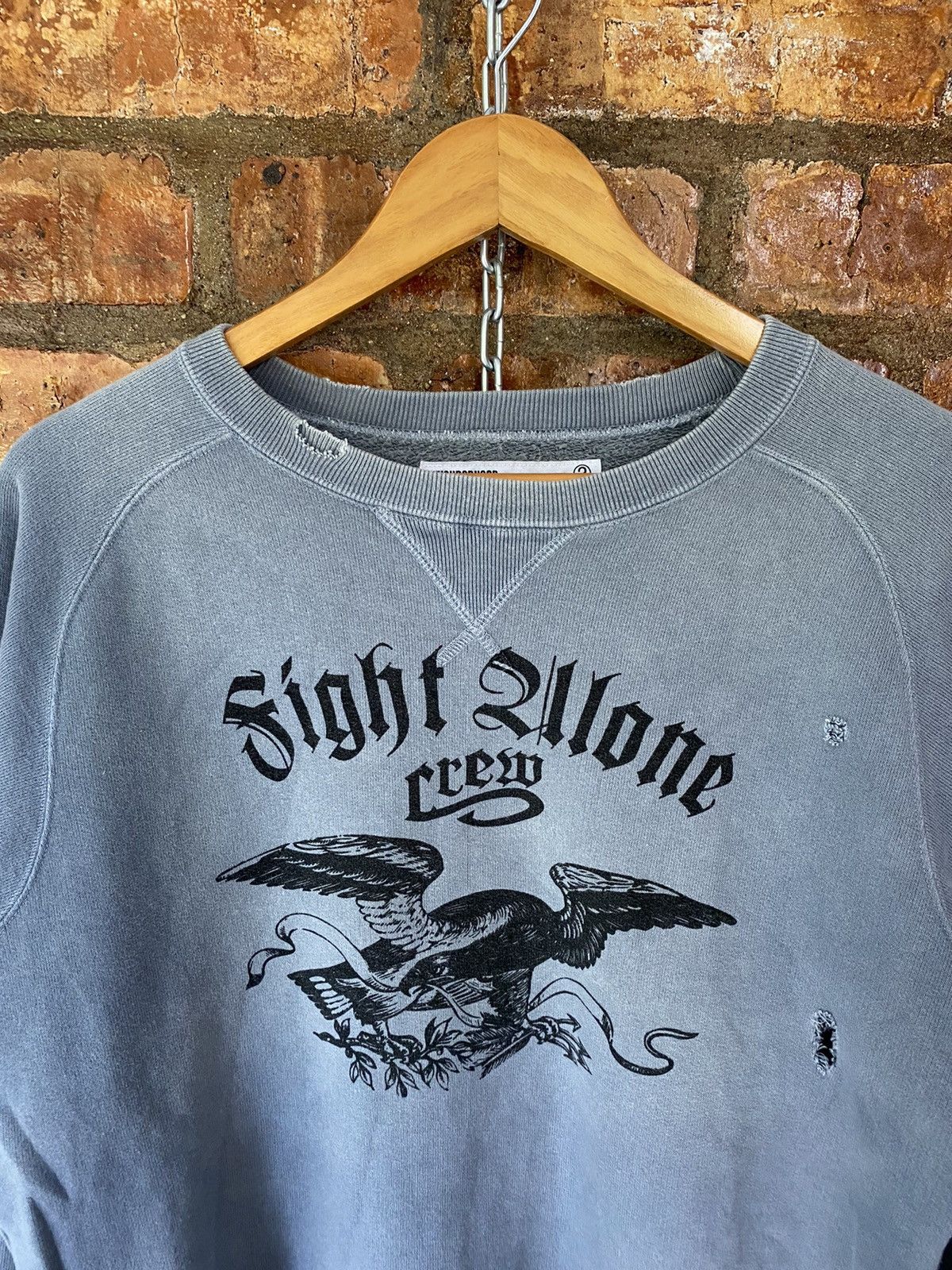Neighborhood × Wtaps AW2004 Fight Alone Crew distressed Size US M / EU 48-50 / 2 - 3 Thumbnail