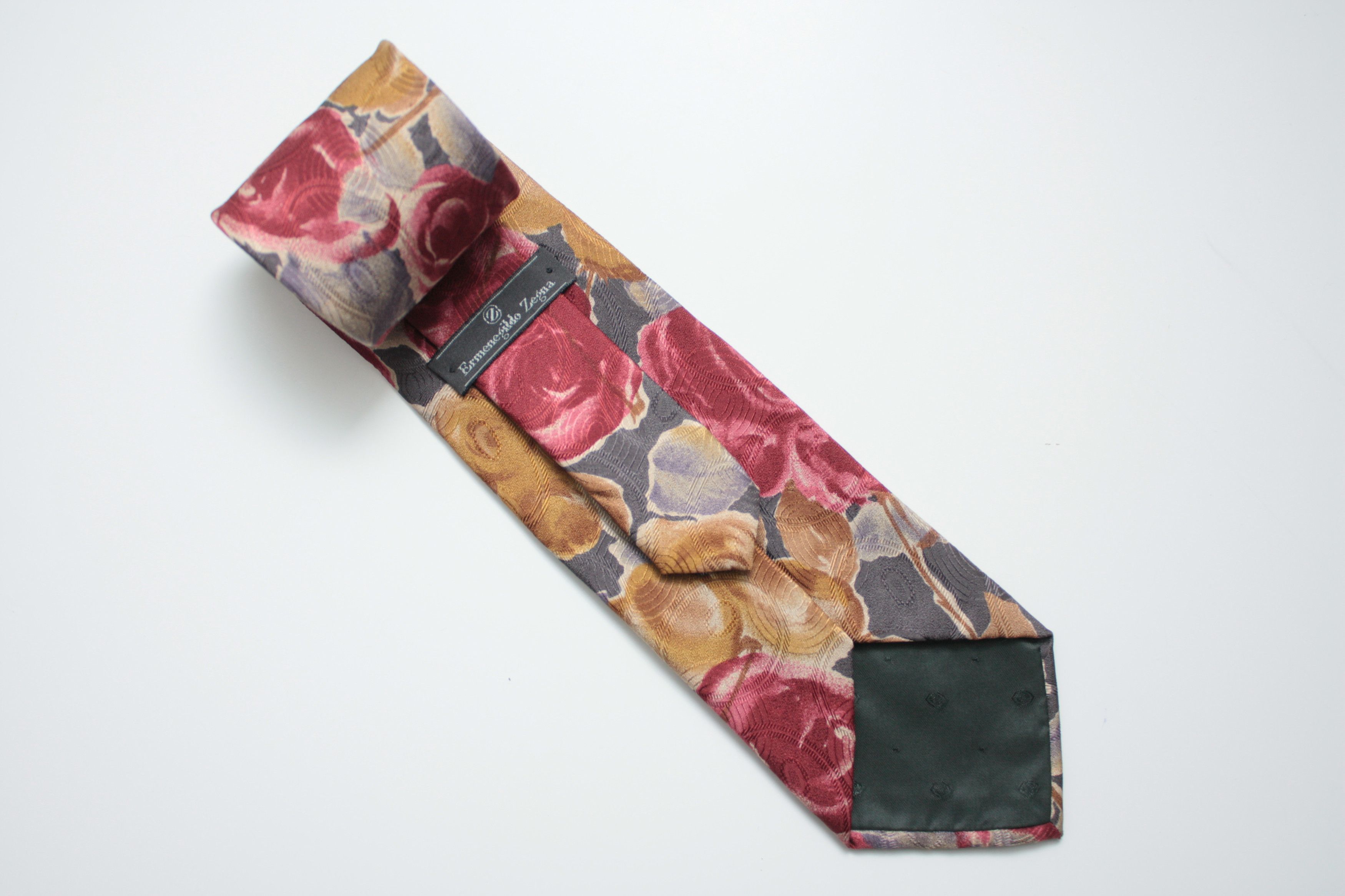 Ermenegildo Zegna Ermenegildo Zegna Floral Silk Tie Made In Italy Size ONE SIZE - 1 Thumbnail