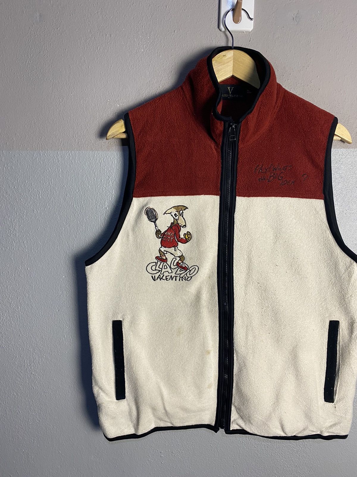 Other 🔥SALE🔥CLAUDIO VALENTINO FLEECE VEST Size US M / EU 48-50 / 2 - 4 Thumbnail