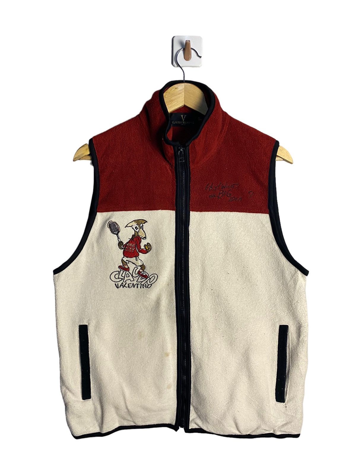 Other 🔥SALE🔥CLAUDIO VALENTINO FLEECE VEST Size US M / EU 48-50 / 2 - 1 Thumbnail