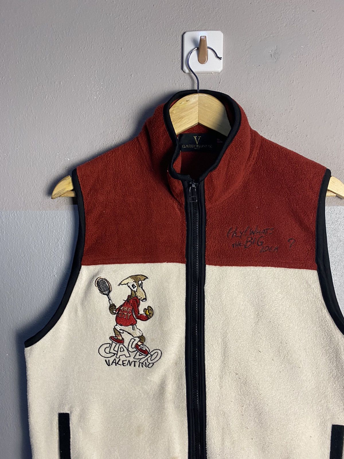 Other 🔥SALE🔥CLAUDIO VALENTINO FLEECE VEST Size US M / EU 48-50 / 2 - 5 Thumbnail